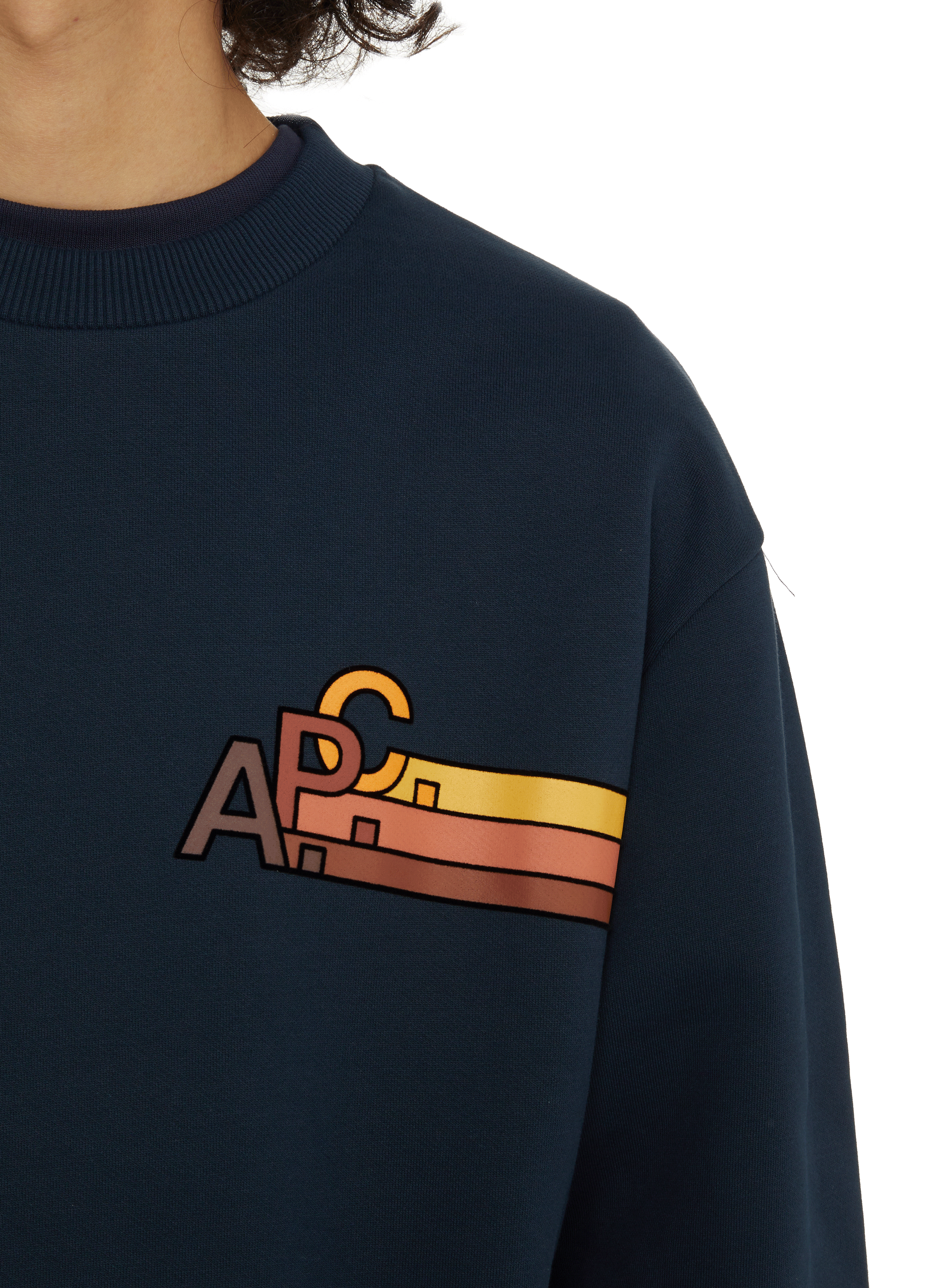 Cotton sweatshirt A.P.C. Blue