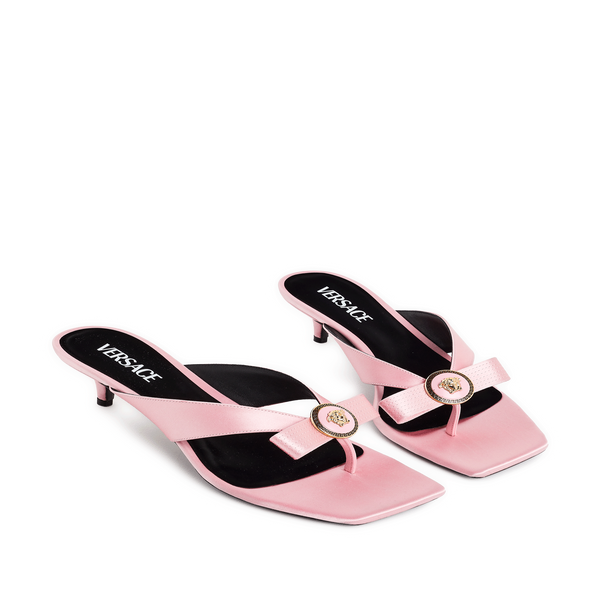 Versace Heeled Sandals In Pink