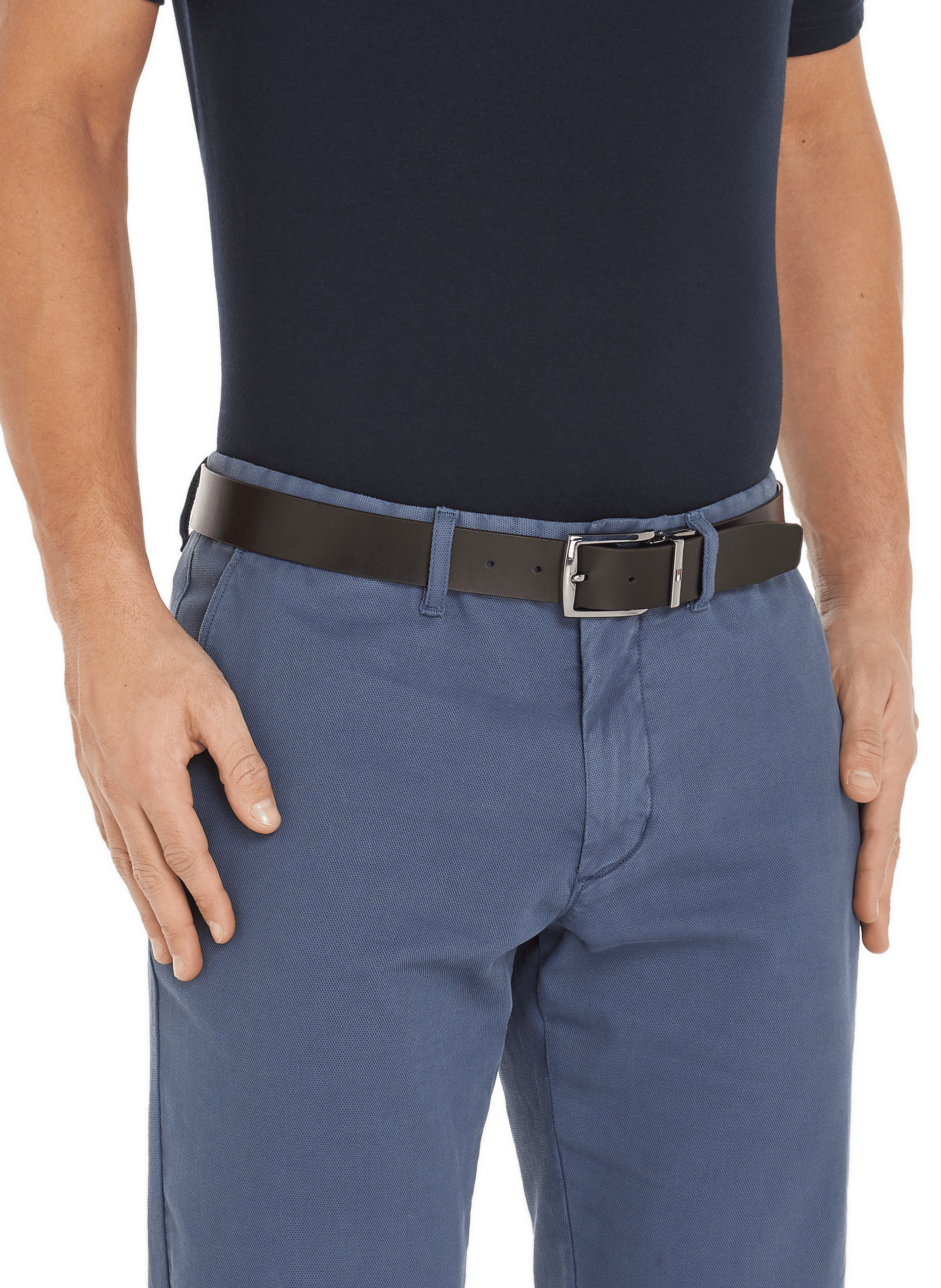 Ceinture en cuir  TOMMY HILFIGER Noir