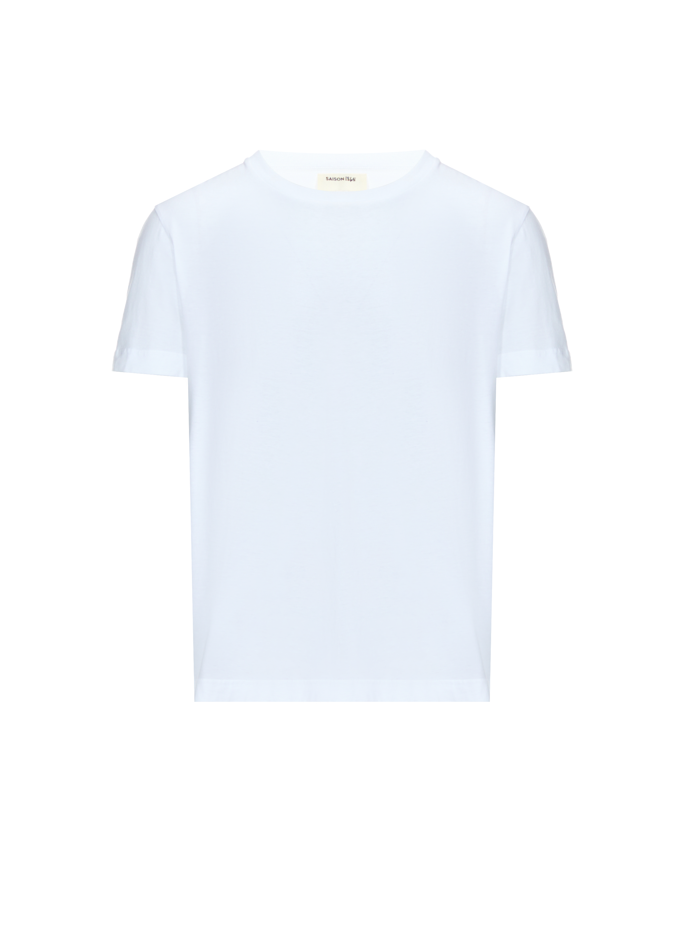 Round-neck T-shirt SAISON 1865 White