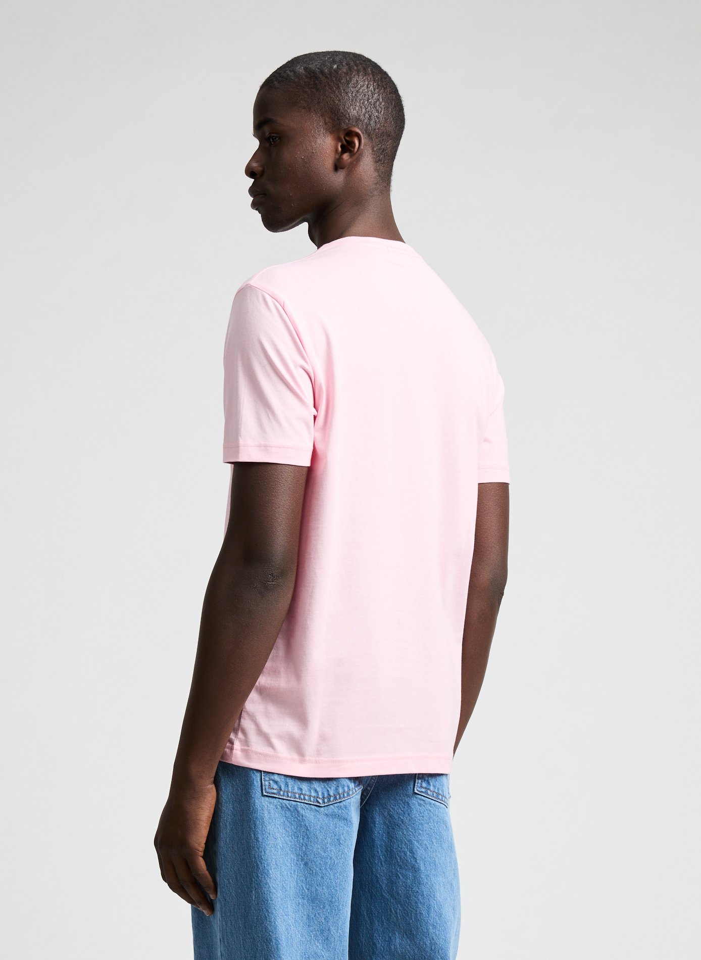 Plain Cotton T-shirt GANT Pink
