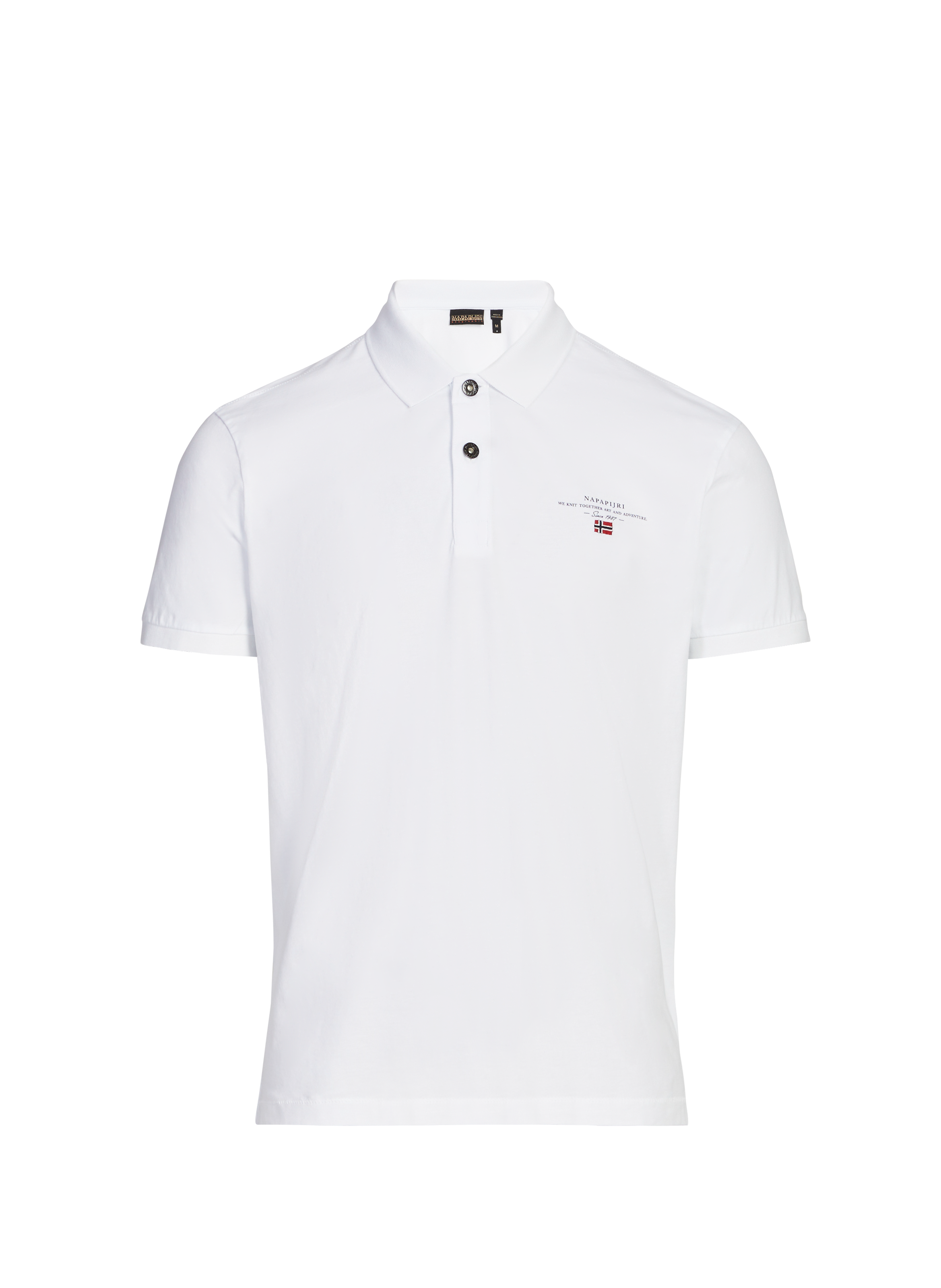  Cotton polo shirt  NAPAPIJRI White