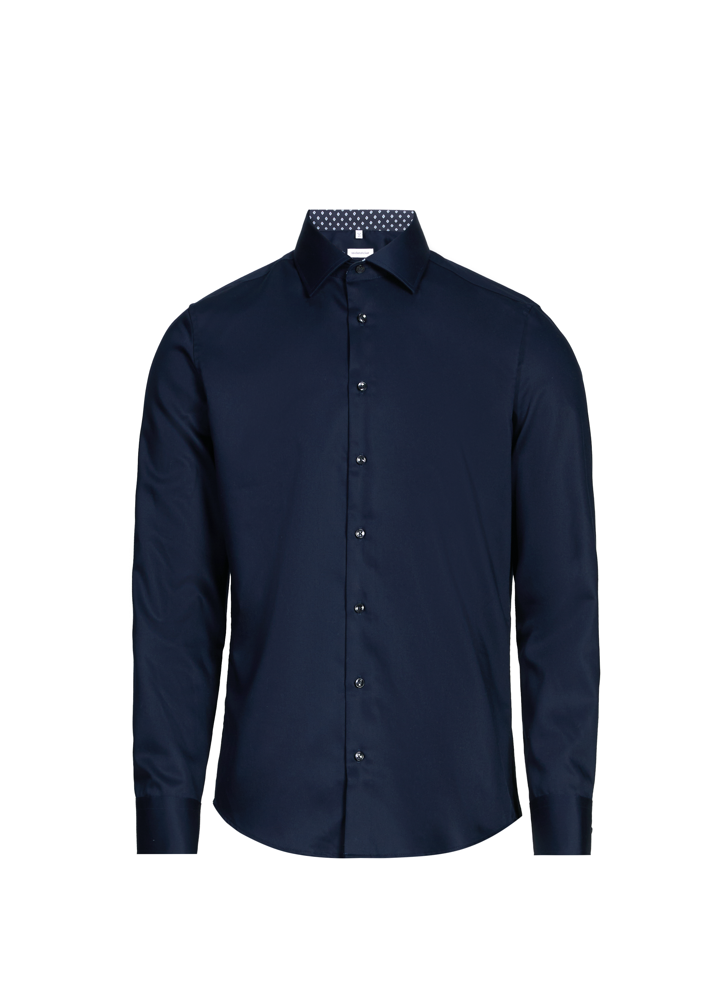 Chemise slim en coton SEIDENSTICKER Bleu