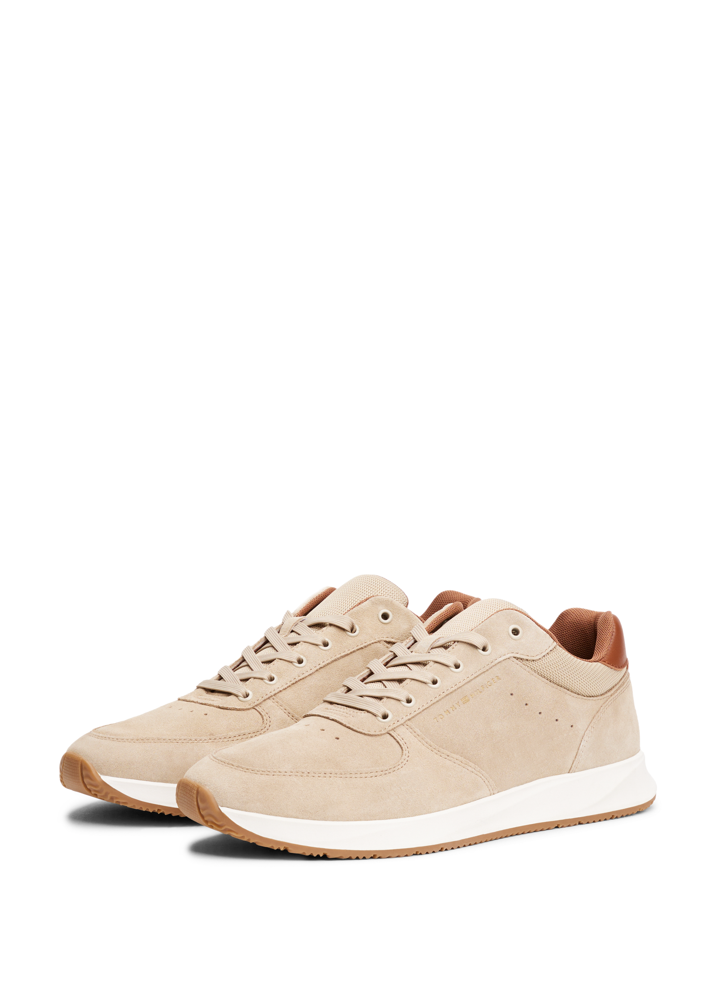 Premium Suede Hybrid Sneakers TOMMY HILFIGER Beige