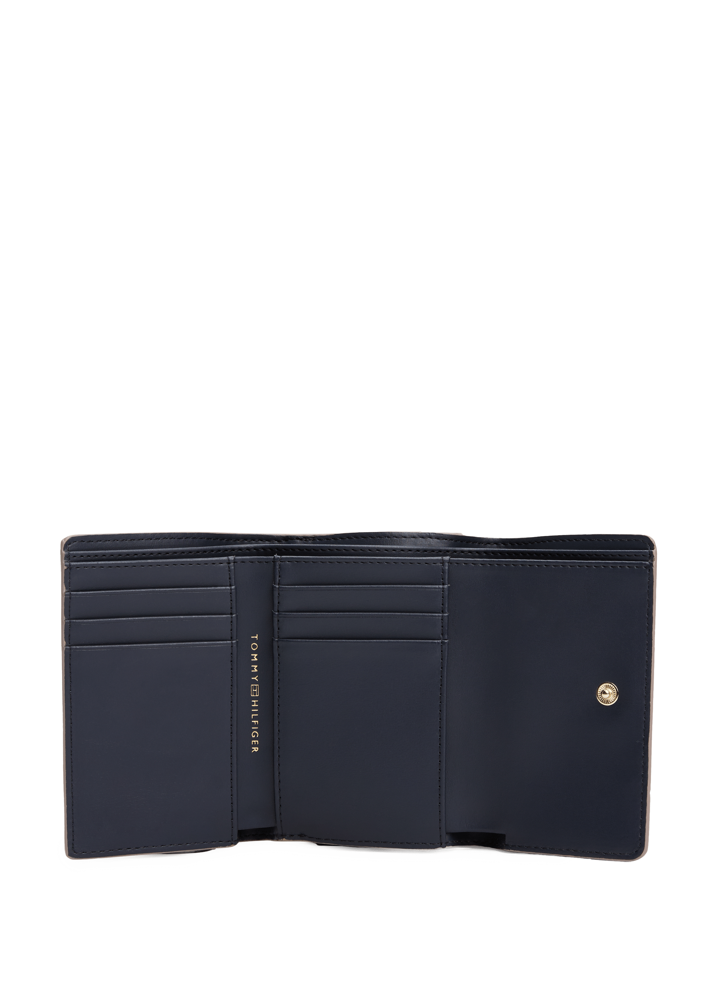 Portefeuille à trois volets TOMMY HILFIGER Beige
