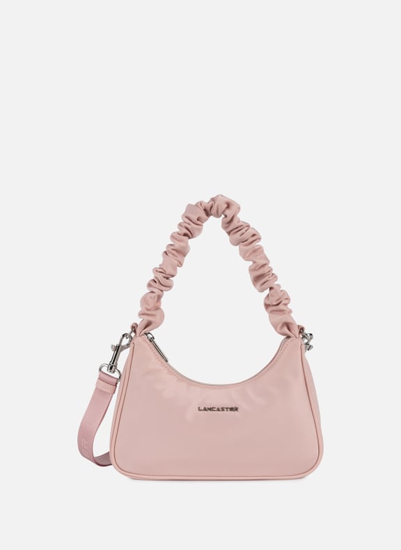 Petit sac besace - basic chouchou Rose by LANCASTER LANCASTER Petit sac besace - basic chouchou Rose