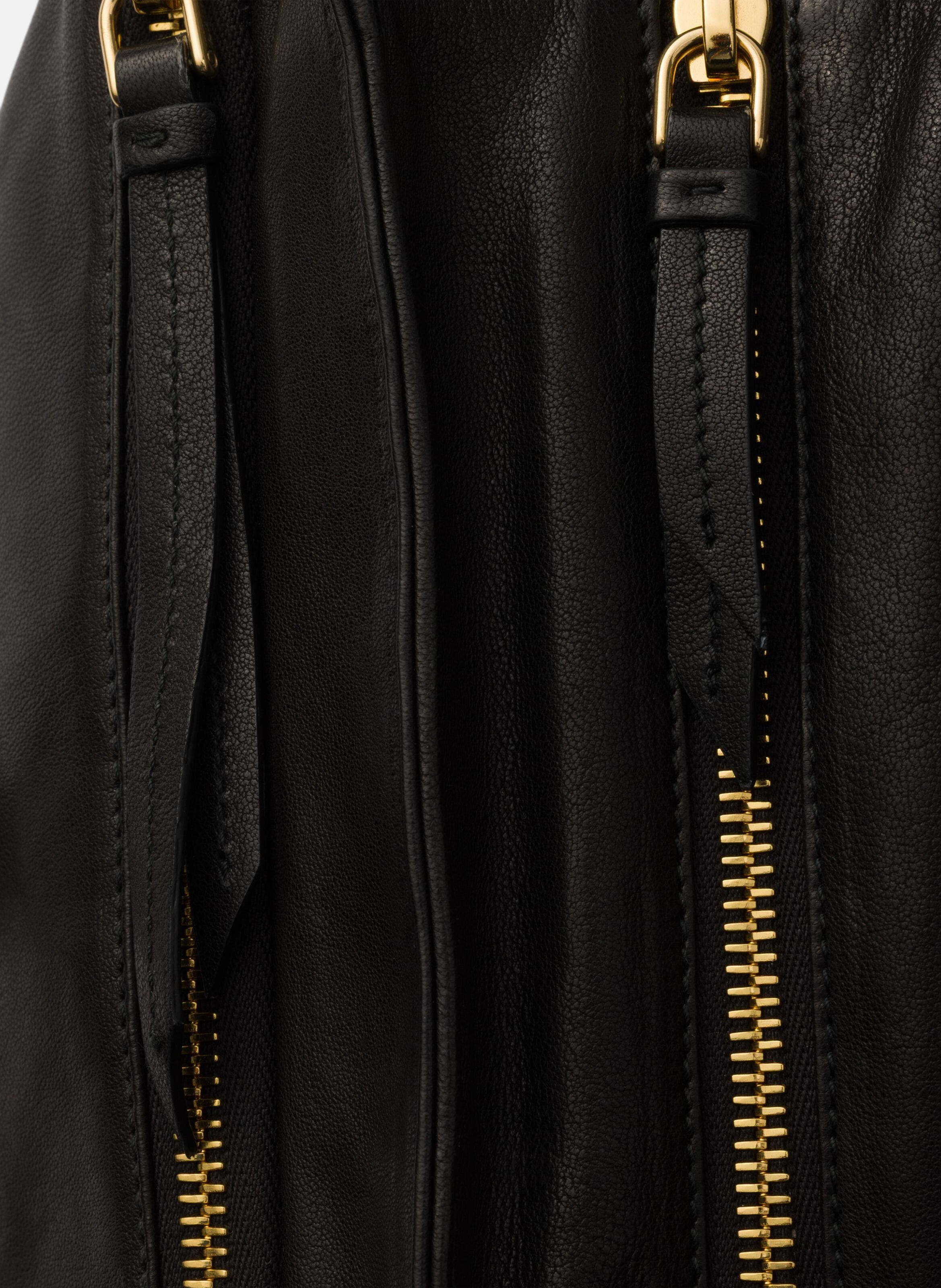 Sac porté épaule prada explore en cuir nappa PRADA Noir