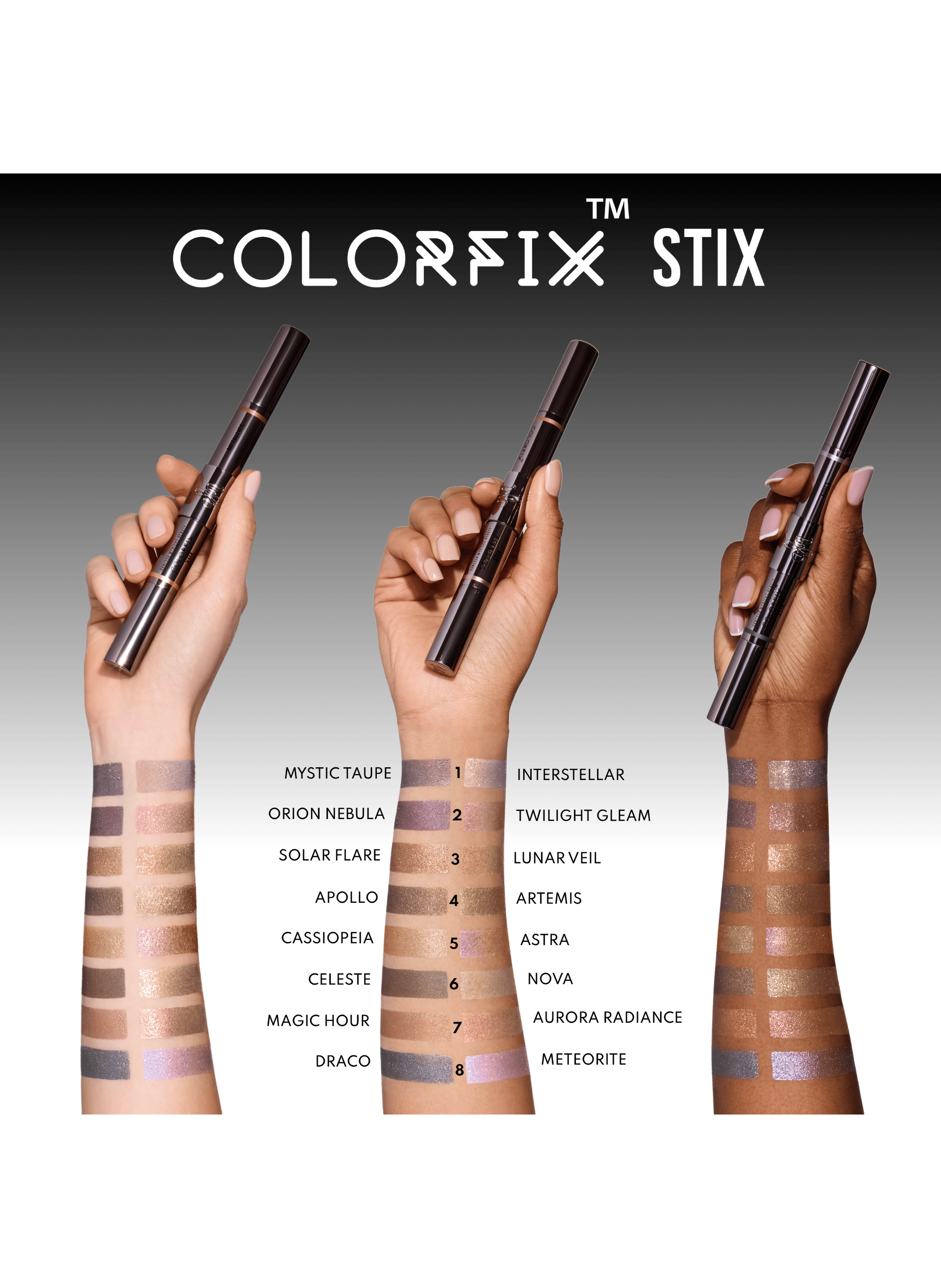 Colorfix Stix Duo 8 - Draco / Meteorit DANESSA MYRICKS No color