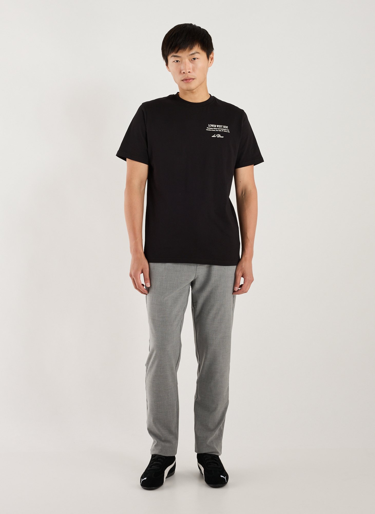 T-shirt à imprimé LES DEUX Noir