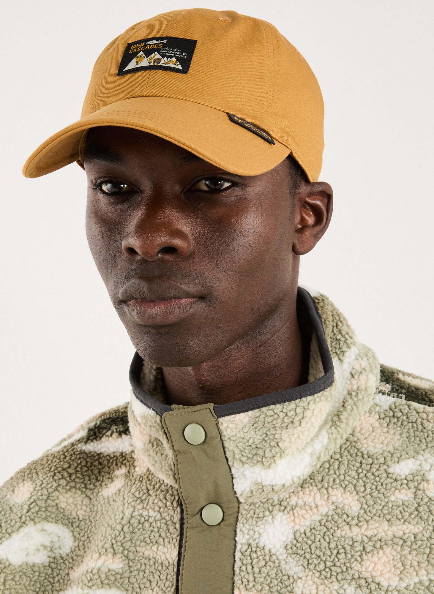 Logo cap COLUMBIA Yellow