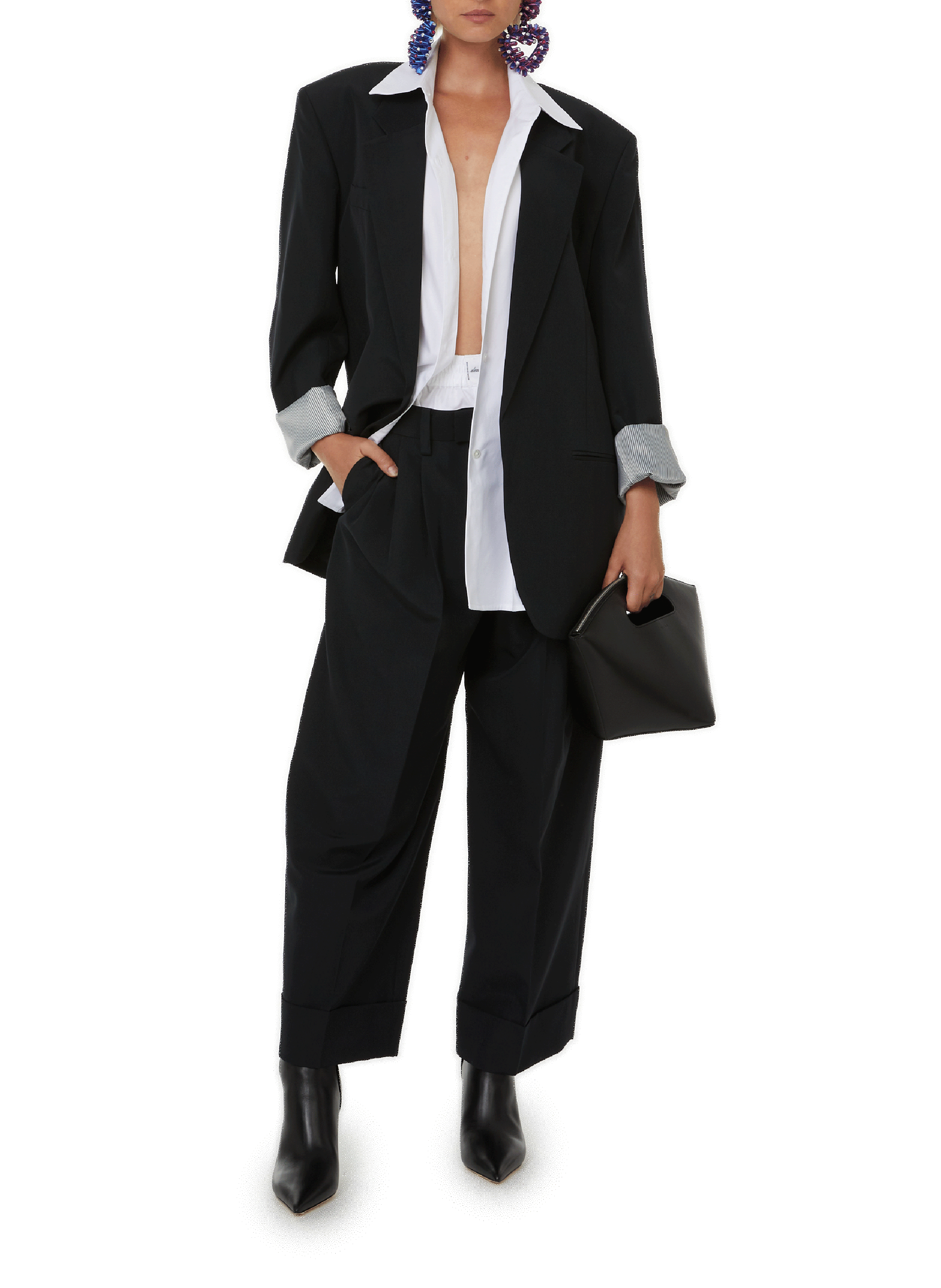 Sac à main Rubik en cuir BY FAR Noir