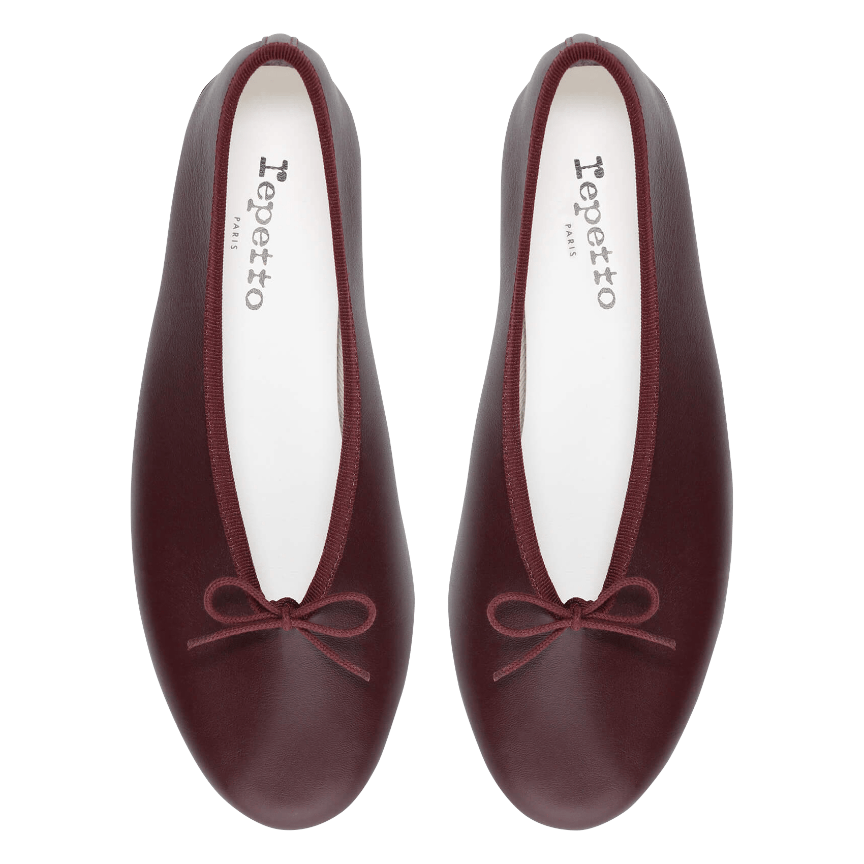 Ballerines en cuir lilouh REPETTO Rouge