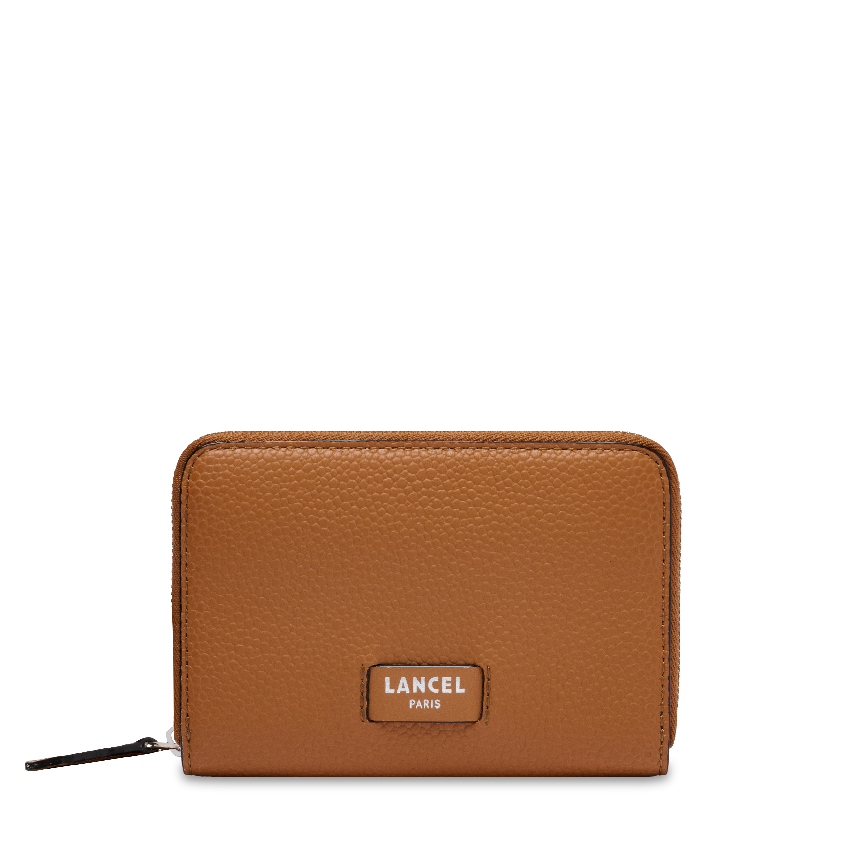 Portefeuille zippé ninon de lancel en cuir LANCEL Marron