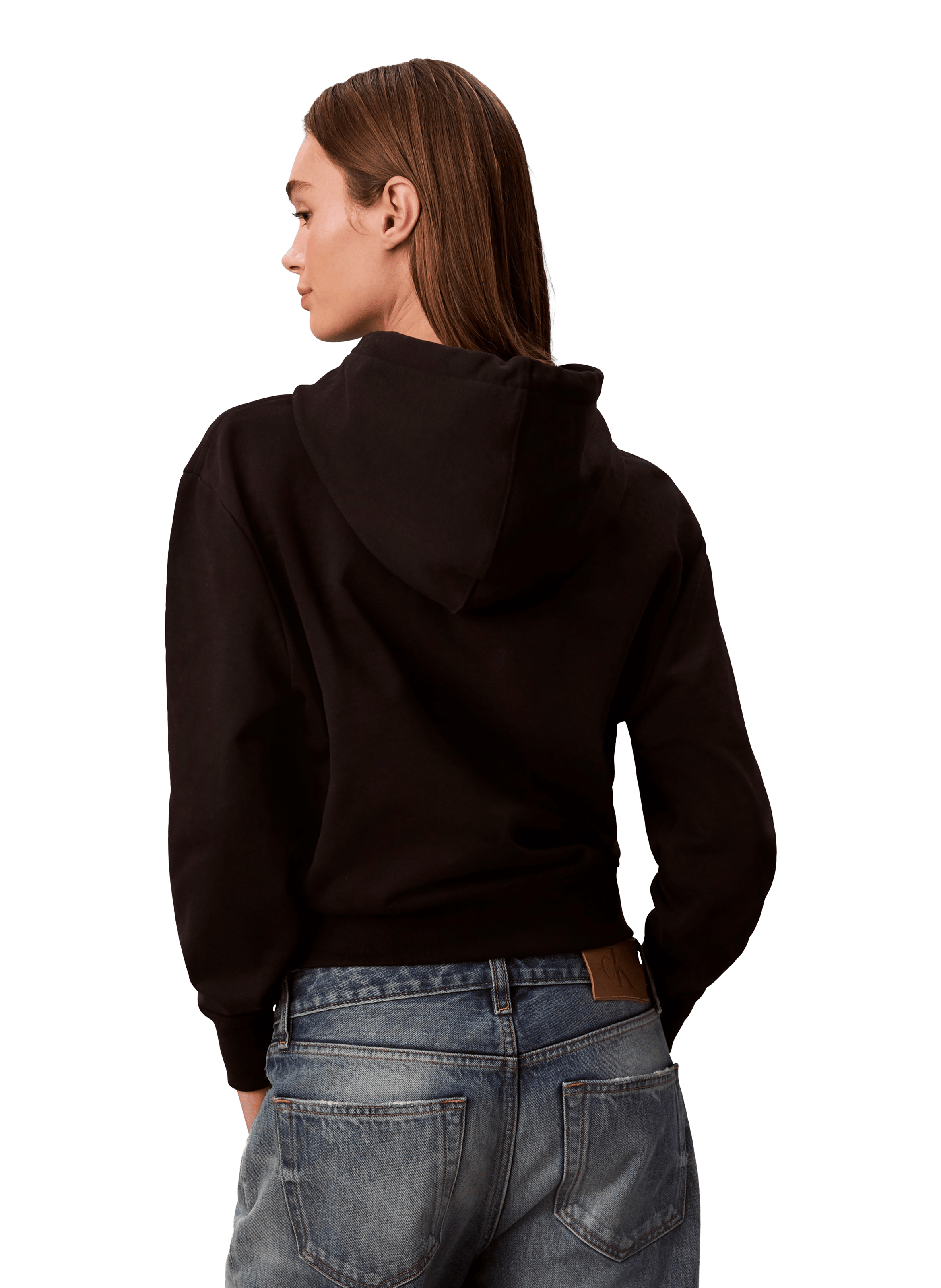 Cotton hoodie CALVIN KLEIN Black