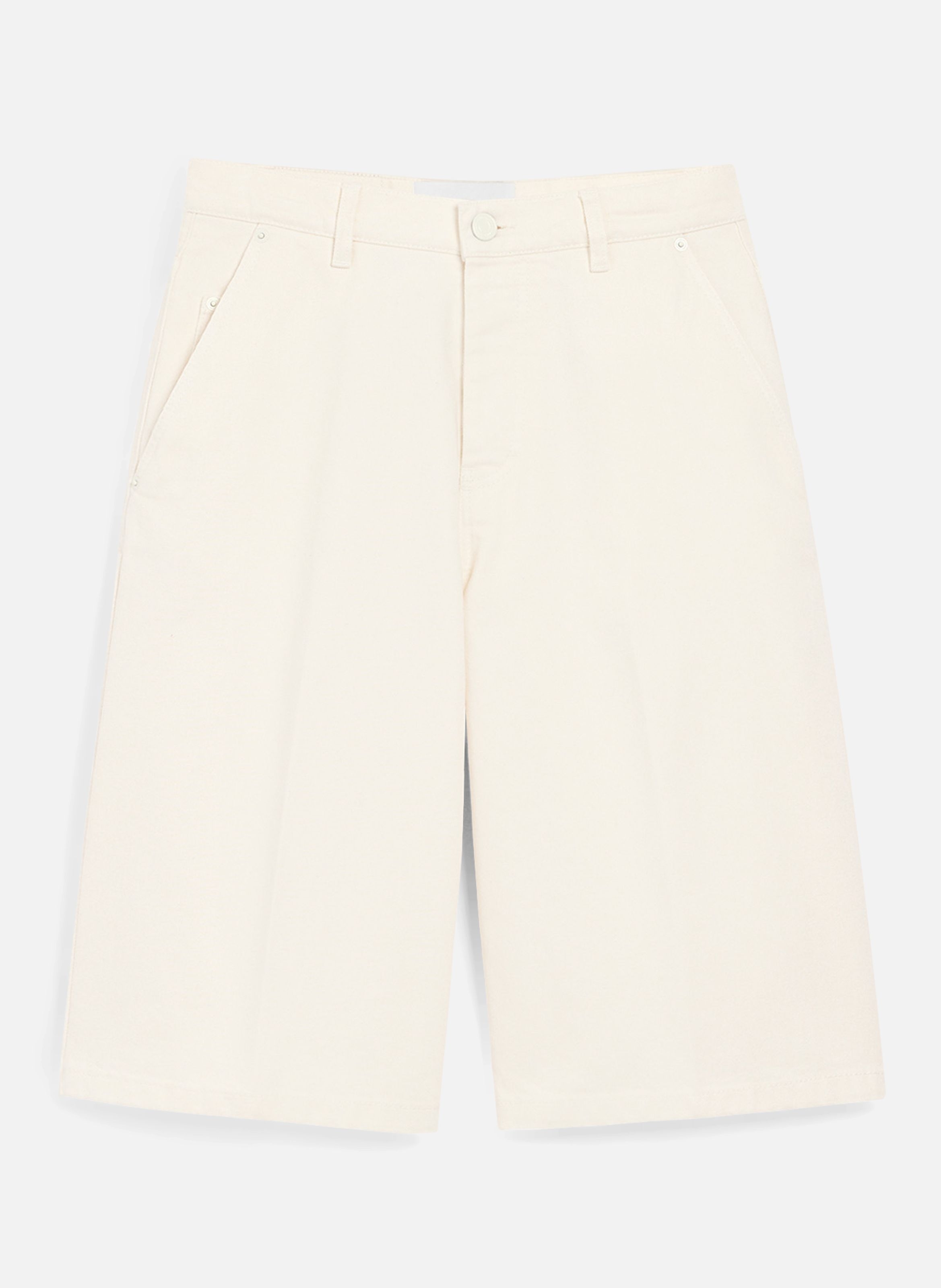 Bermuda loose en coton AMI PARIS Blanc