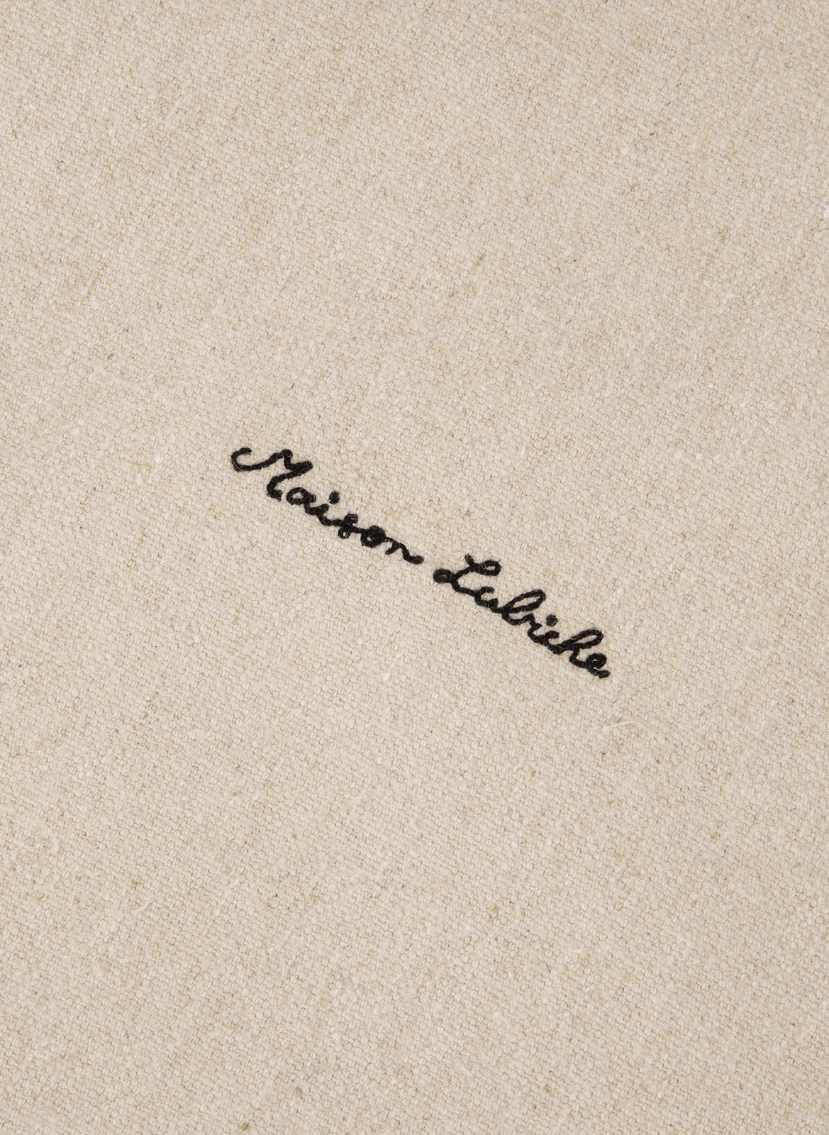 Veste Lemonnier brodée en coton et lin MAISON LABICHE Beige