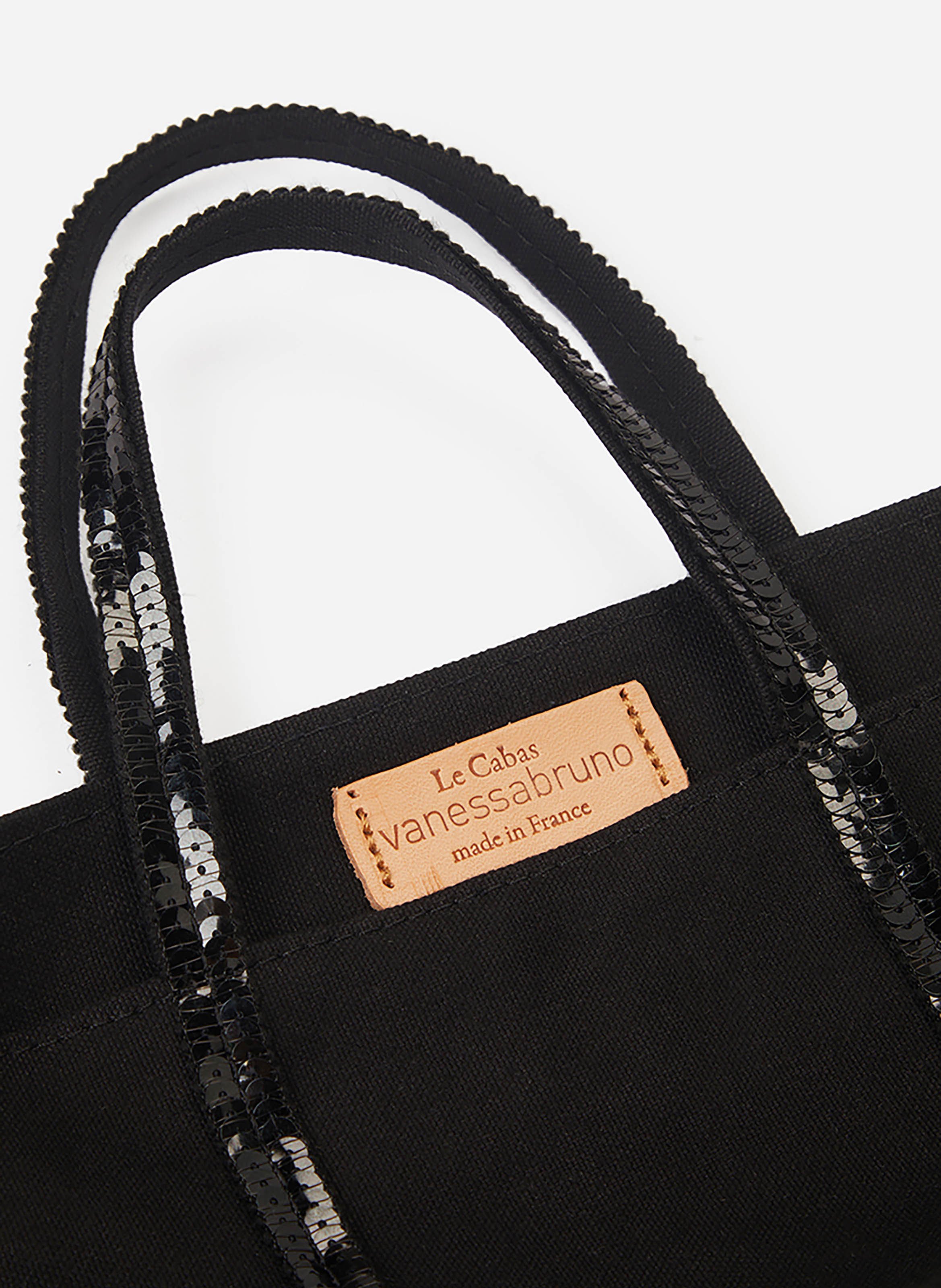 Cabas xs zippé en toile VANESSA BRUNO Noir