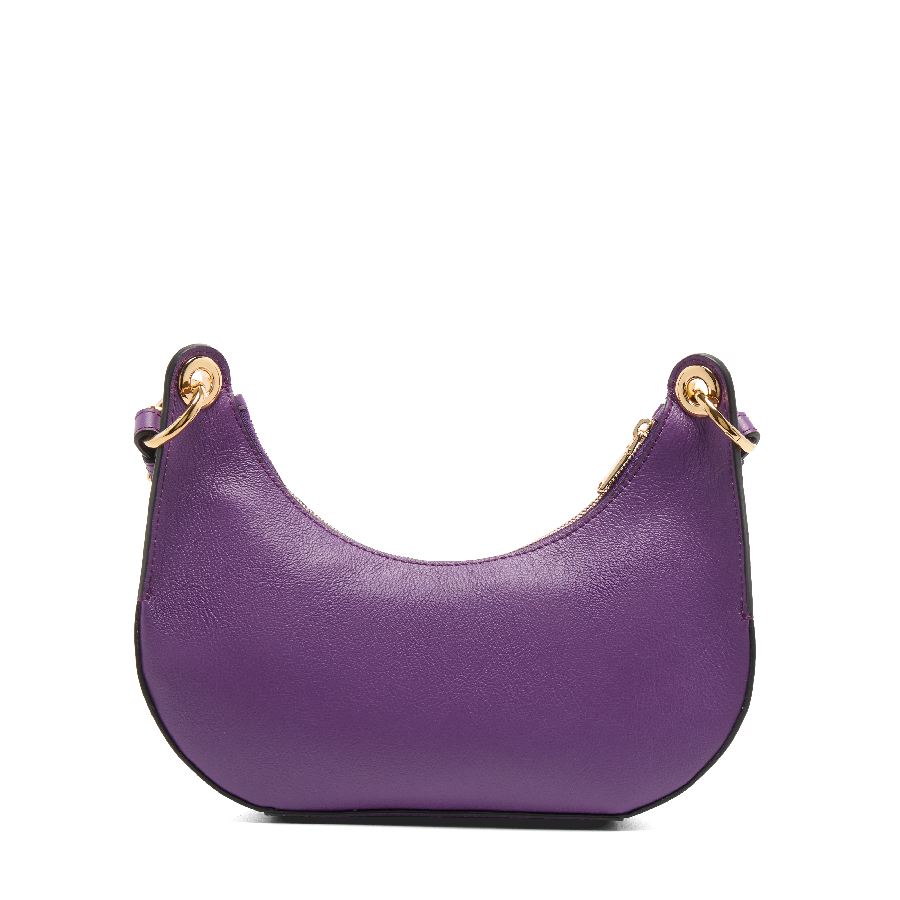 Sac zippé m double porté croisette de lancel en cuir LANCEL Violet