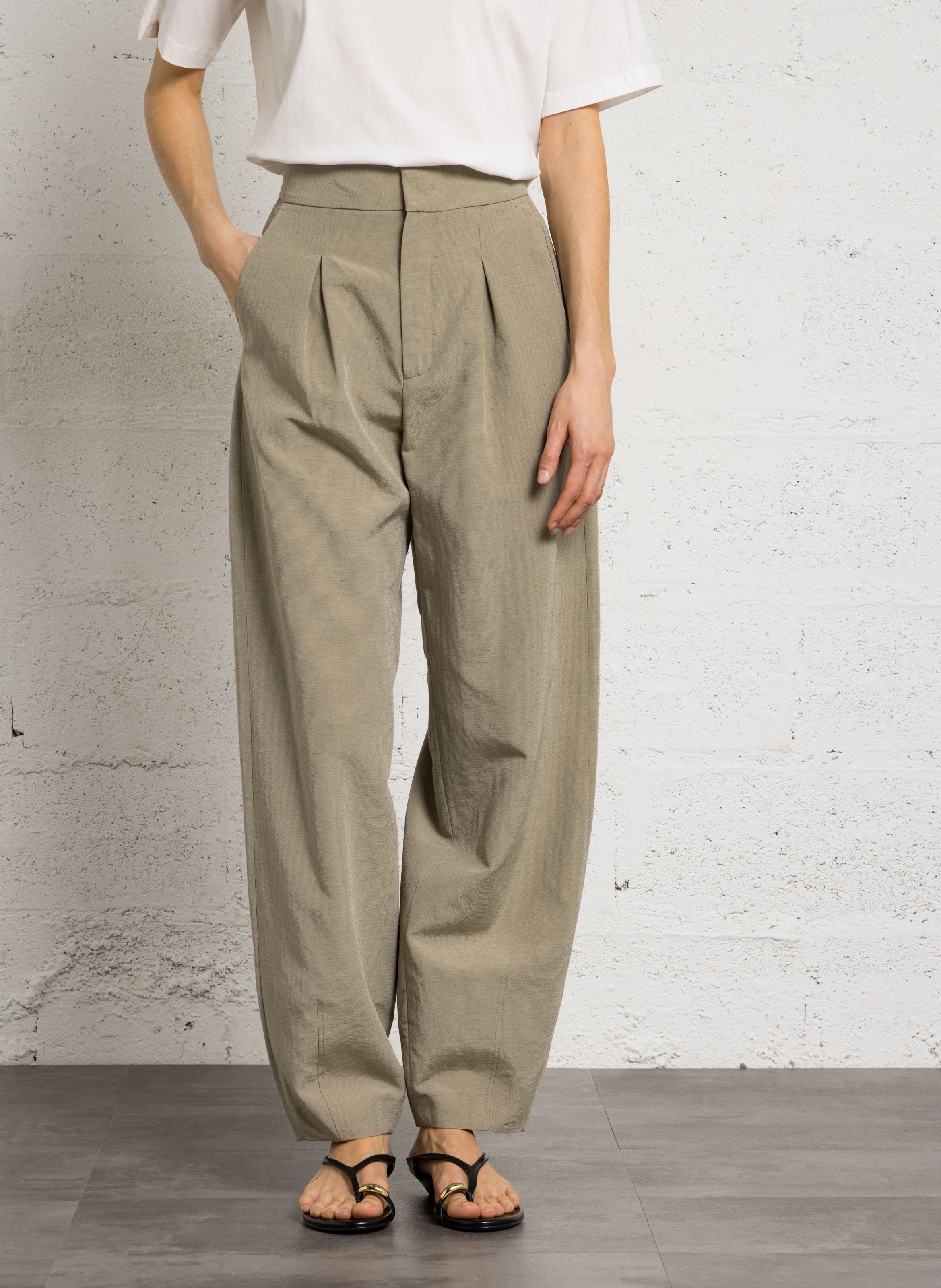 Pantalon large baptiste SOEUR Vert