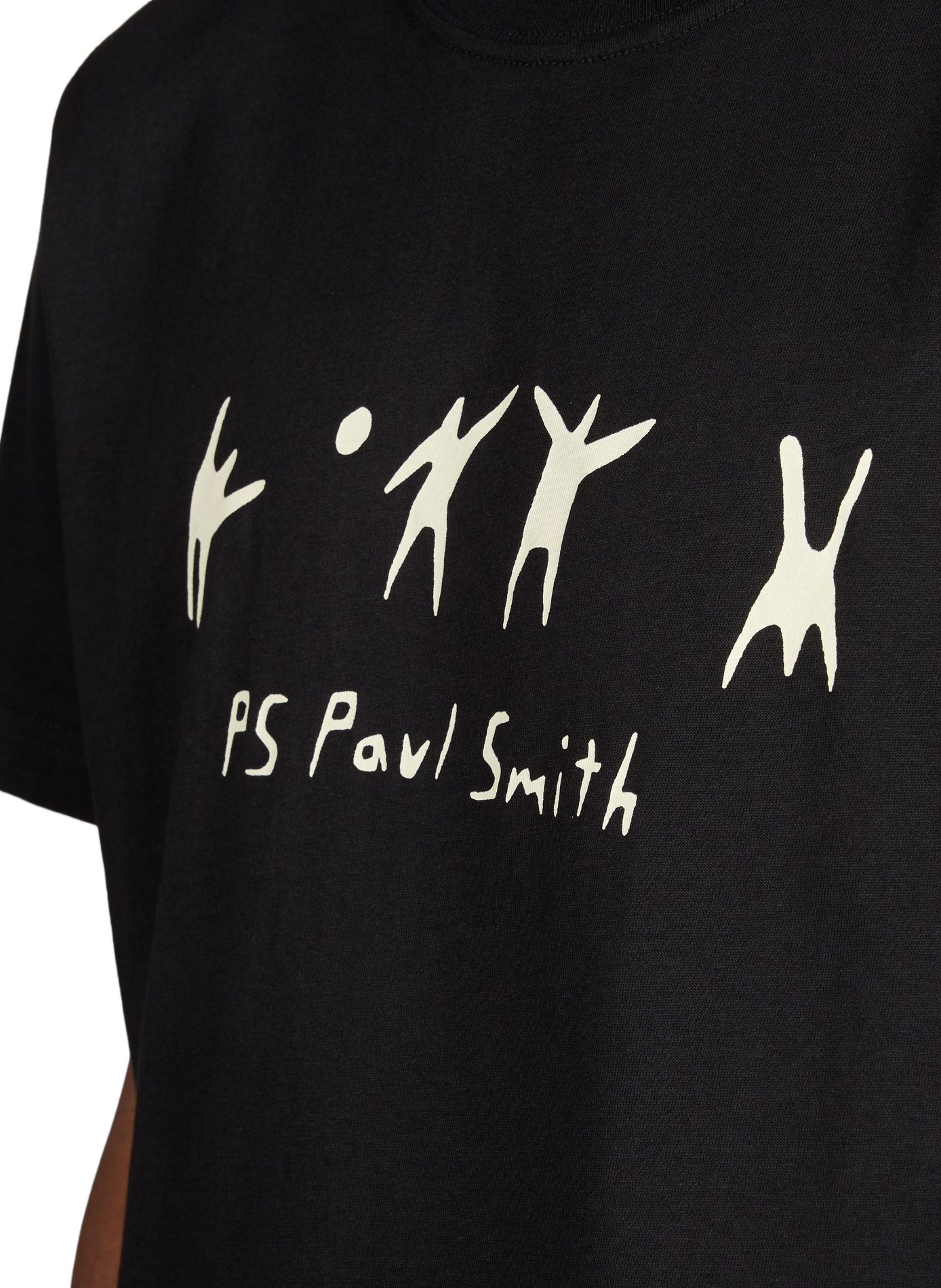 Organic cotton Volleyball T-shirt PAUL SMITH Black