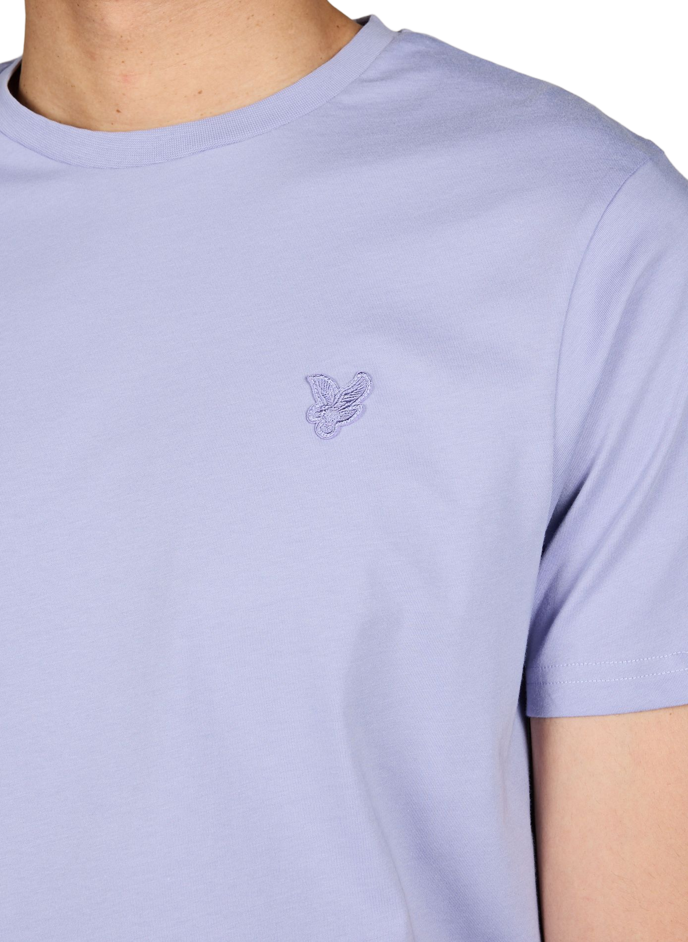 T-shirt  à logo en coton LYLE & SCOTT Violet