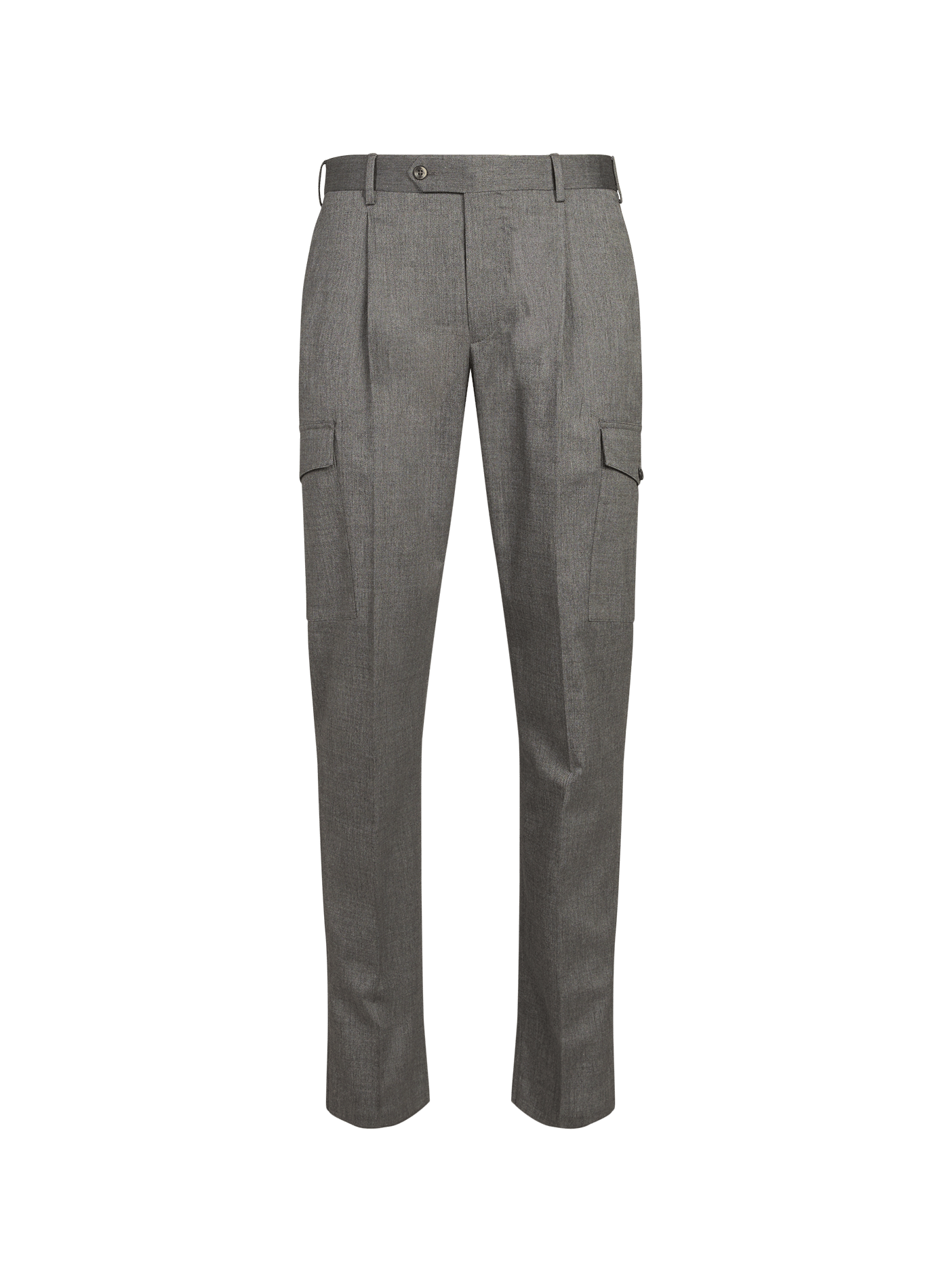 Pantalon en laine vierge et coton mélangés PT01 Noir