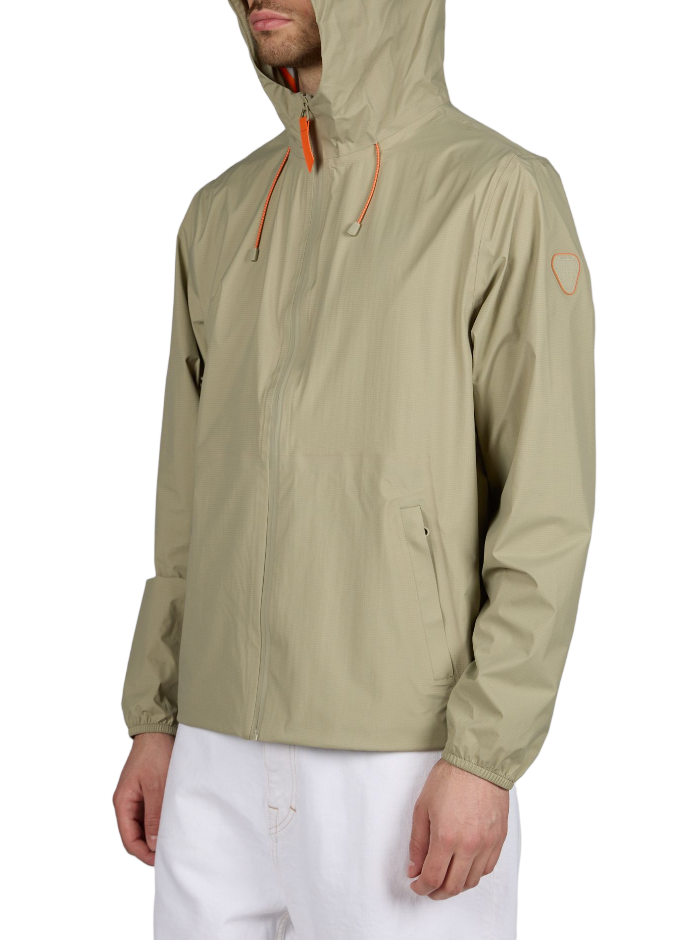 Veste Milano à capuche droite unie GERTRUDE ET GASTON Beige