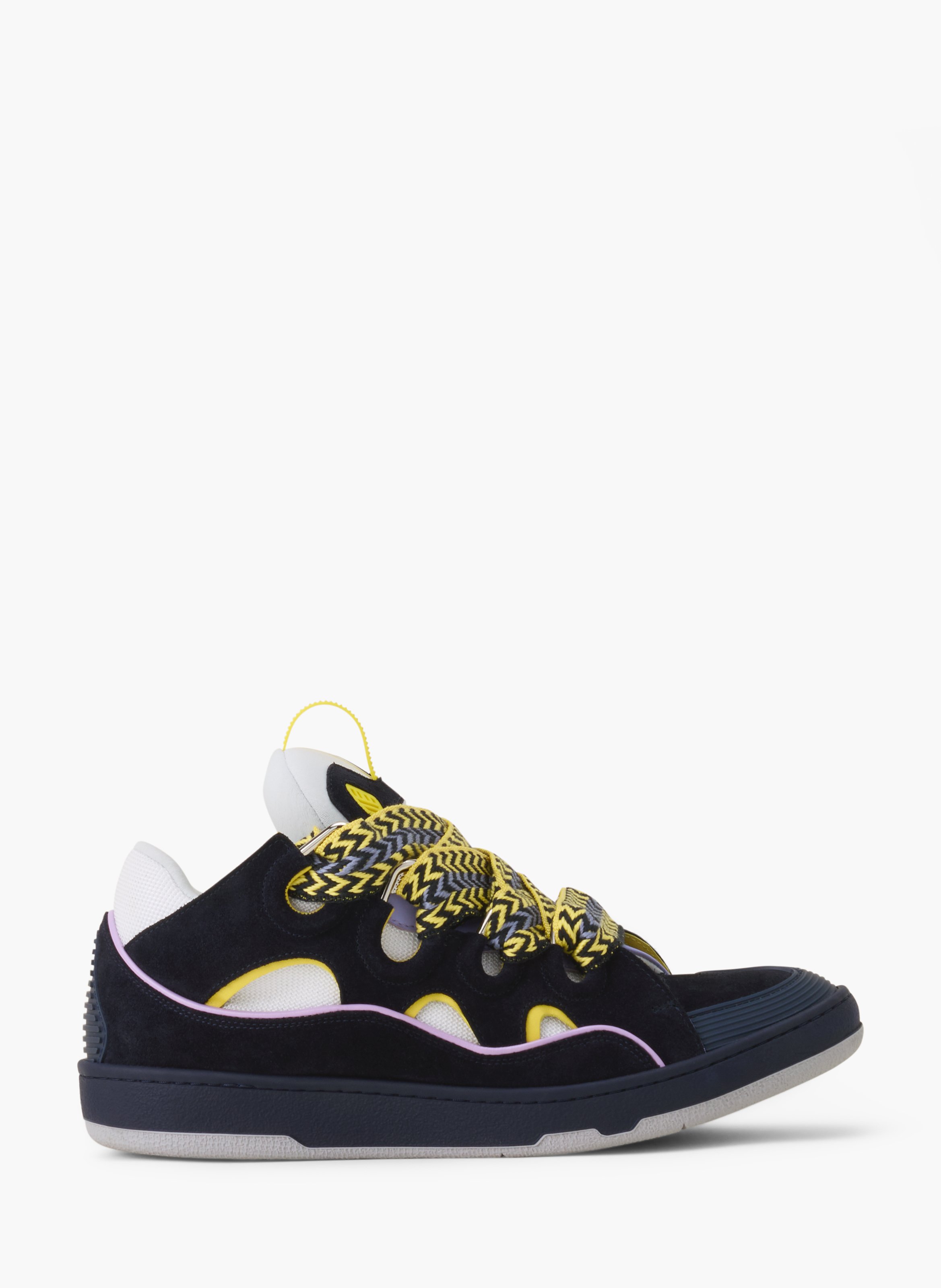 Sneakers curb en cuir  Bleu
