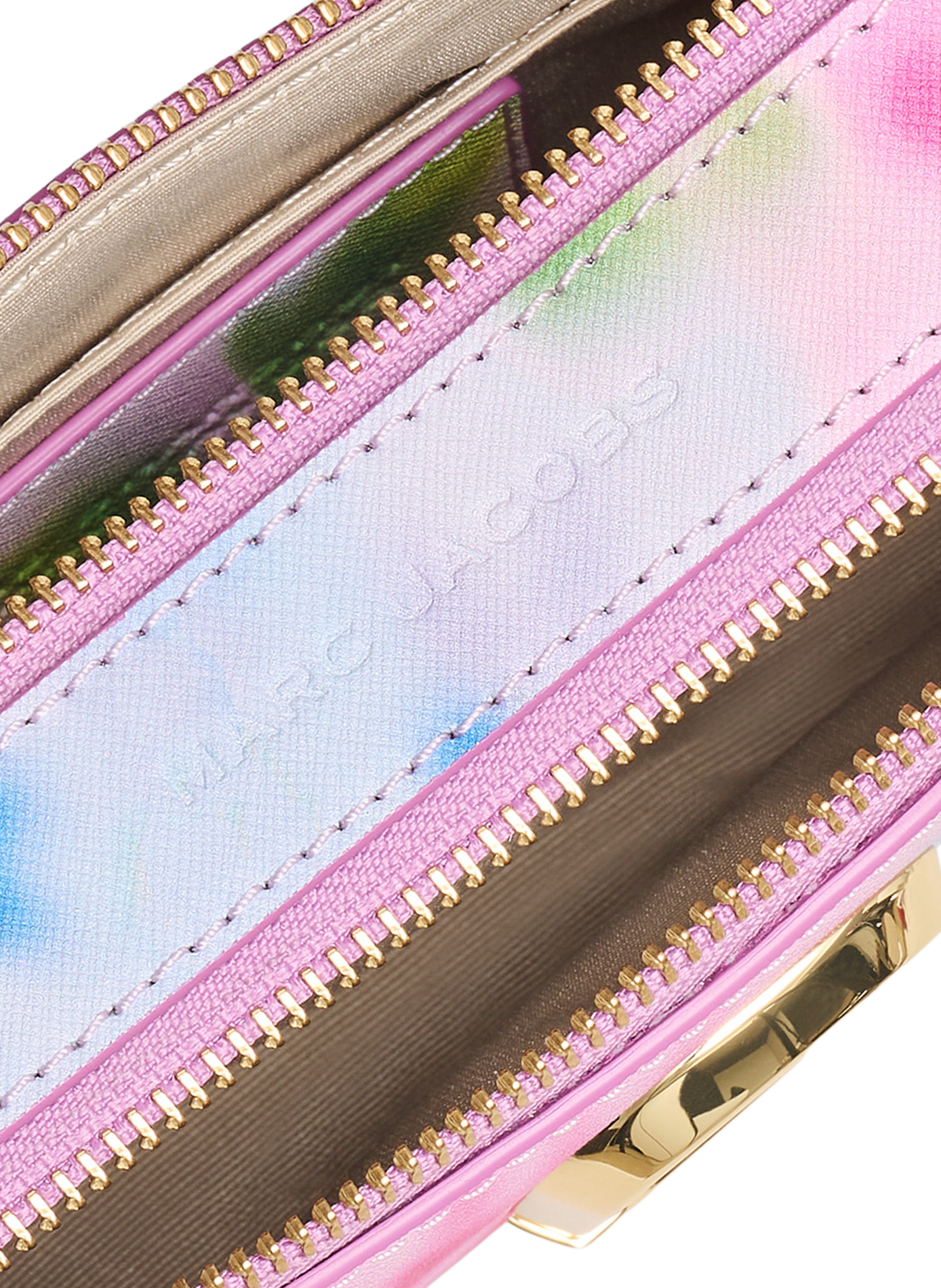 Bag The Blurred Floral Snapshot in leather MARC JACOBS Multicolour