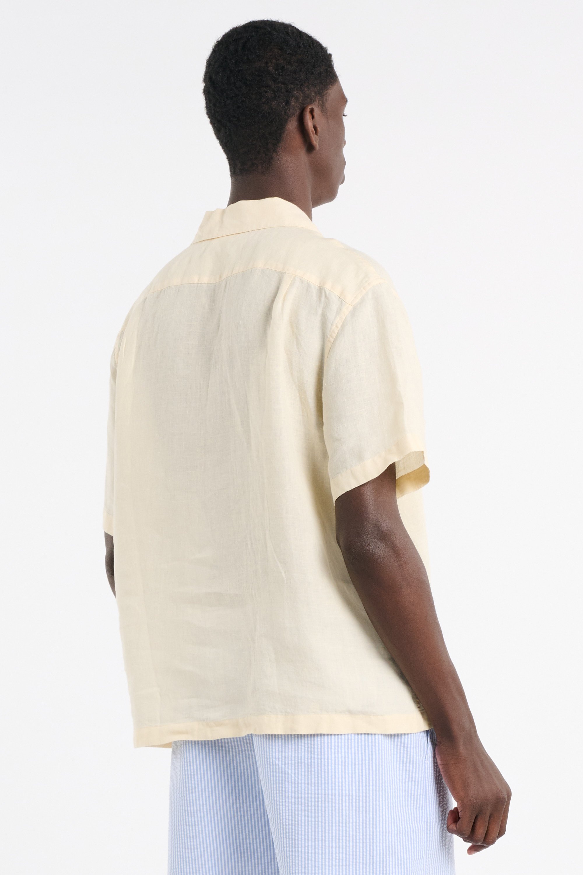 Chemise chemise casual manches co LACOSTE Beige