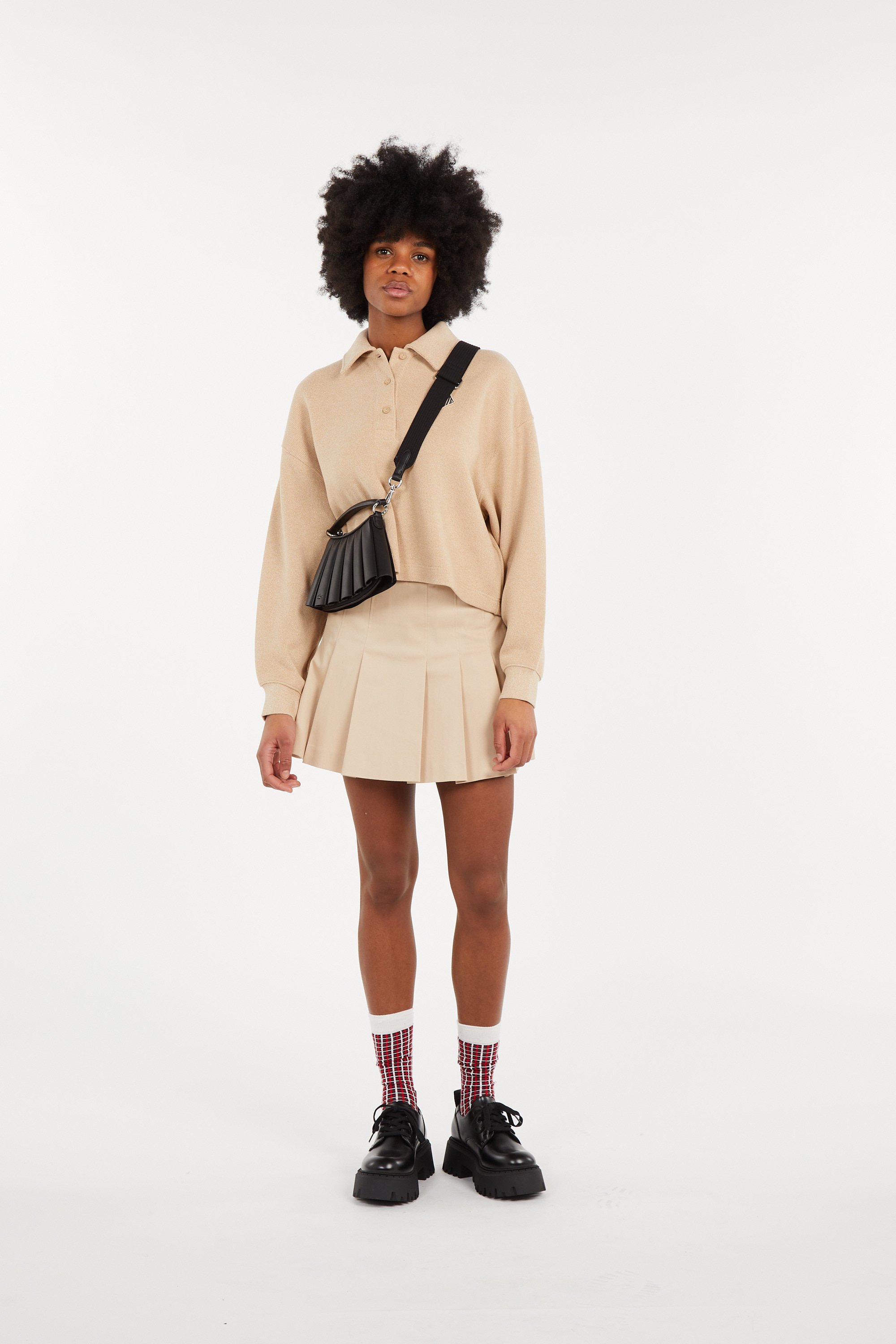 Sac porté épaule xs lenglen LACOSTE Noir
