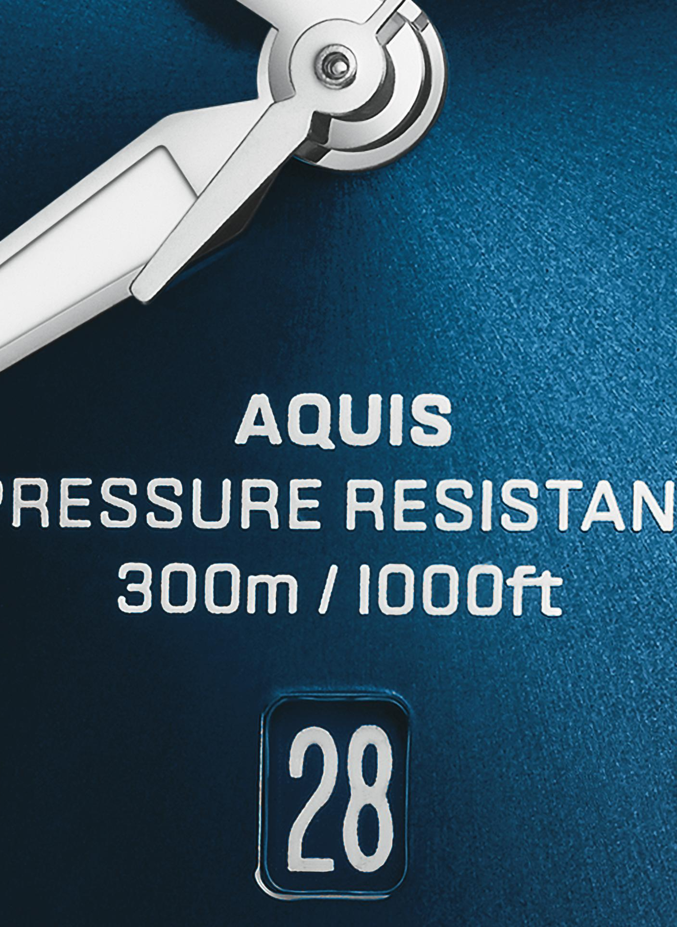 Montre automatique Oris Aquis Date en acier inoxydable ORIS Bleu