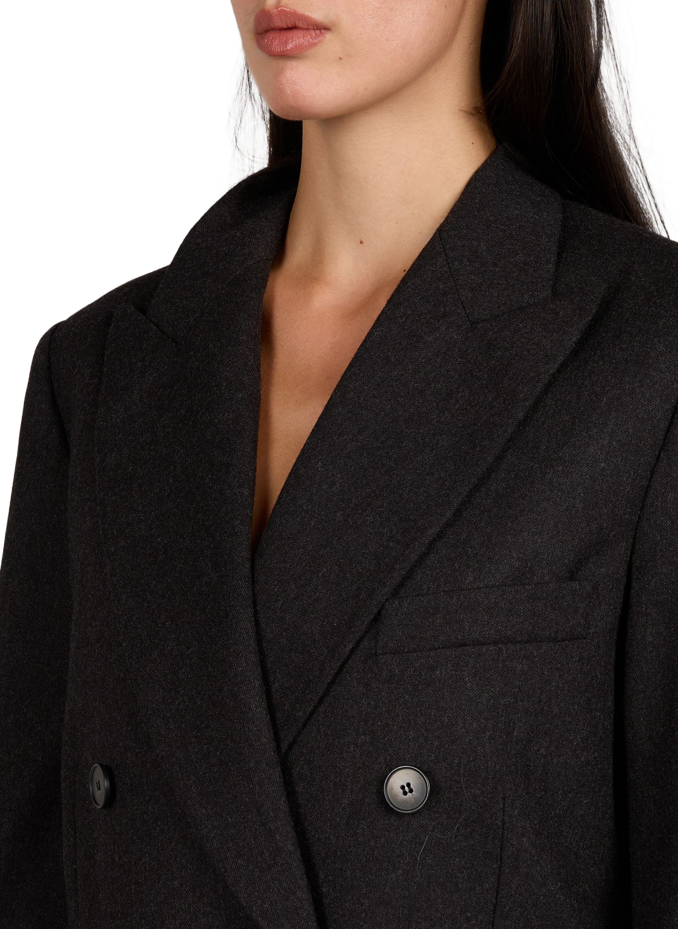 Tailored wool jacket VICTORIA BECKHAM Grey