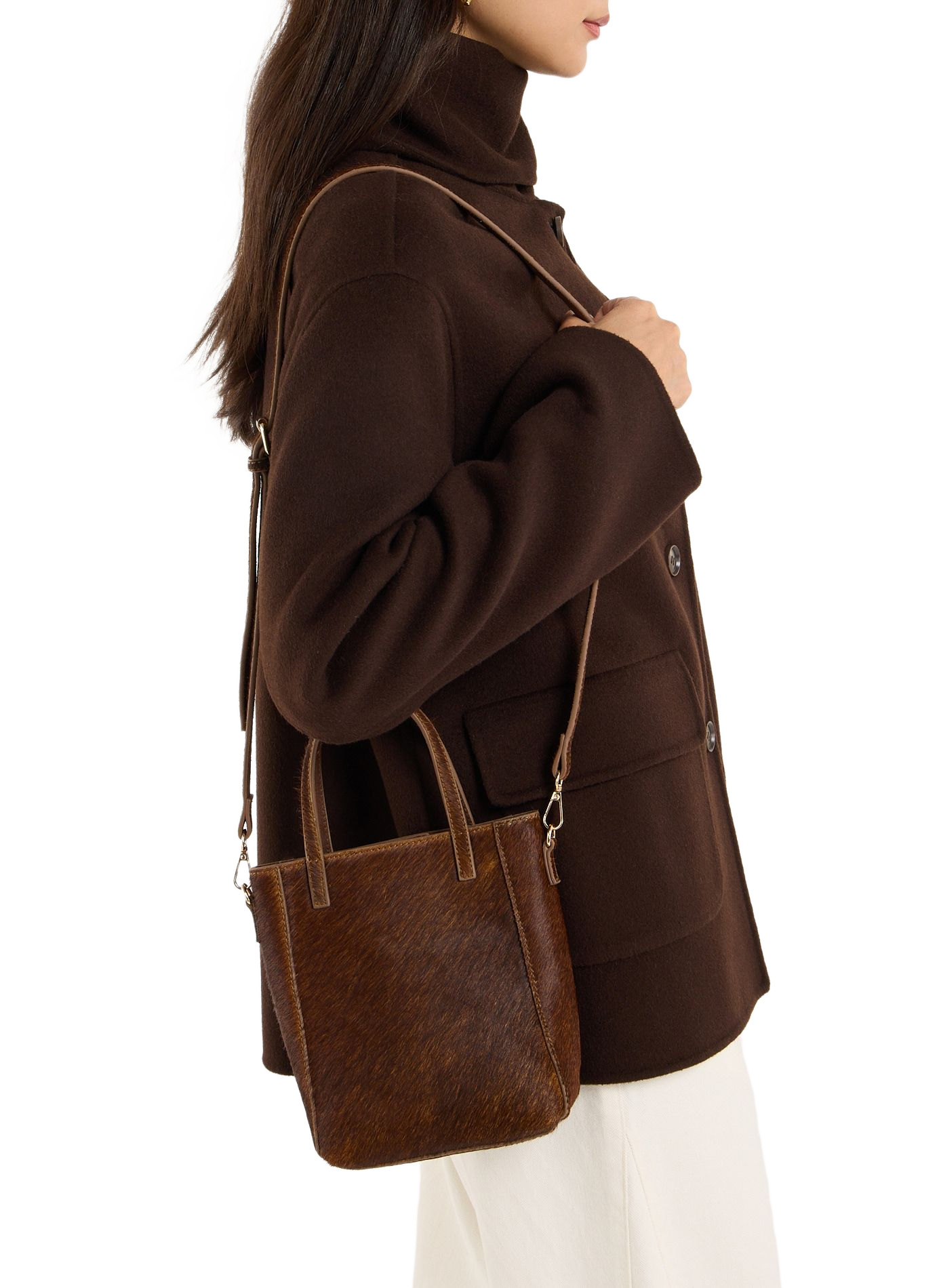 Sac à main en cuir | Marron SAISON 1865 Femme