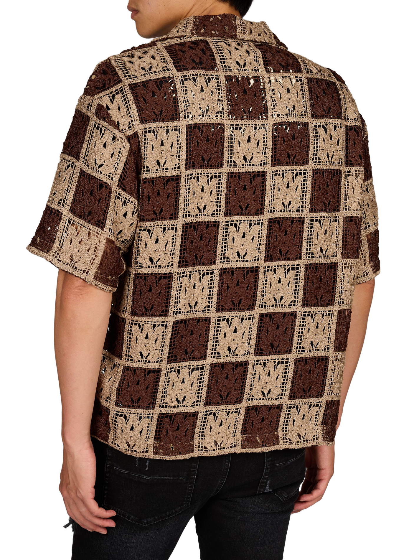 Crochet checkered shirt AMIRI Multicolour