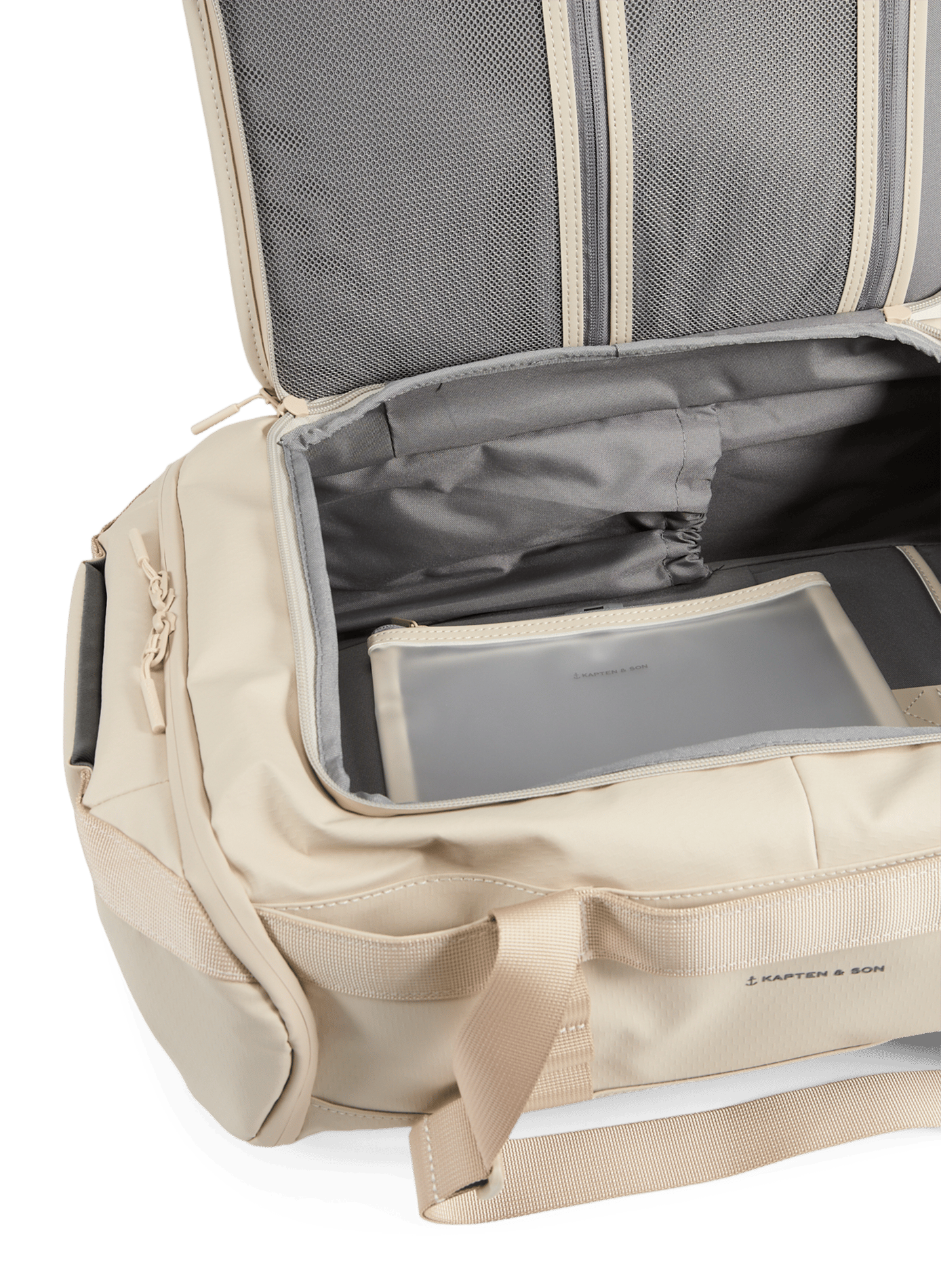 Wochenendtasche Lissabon Duffle KAPTEN & SON Beige