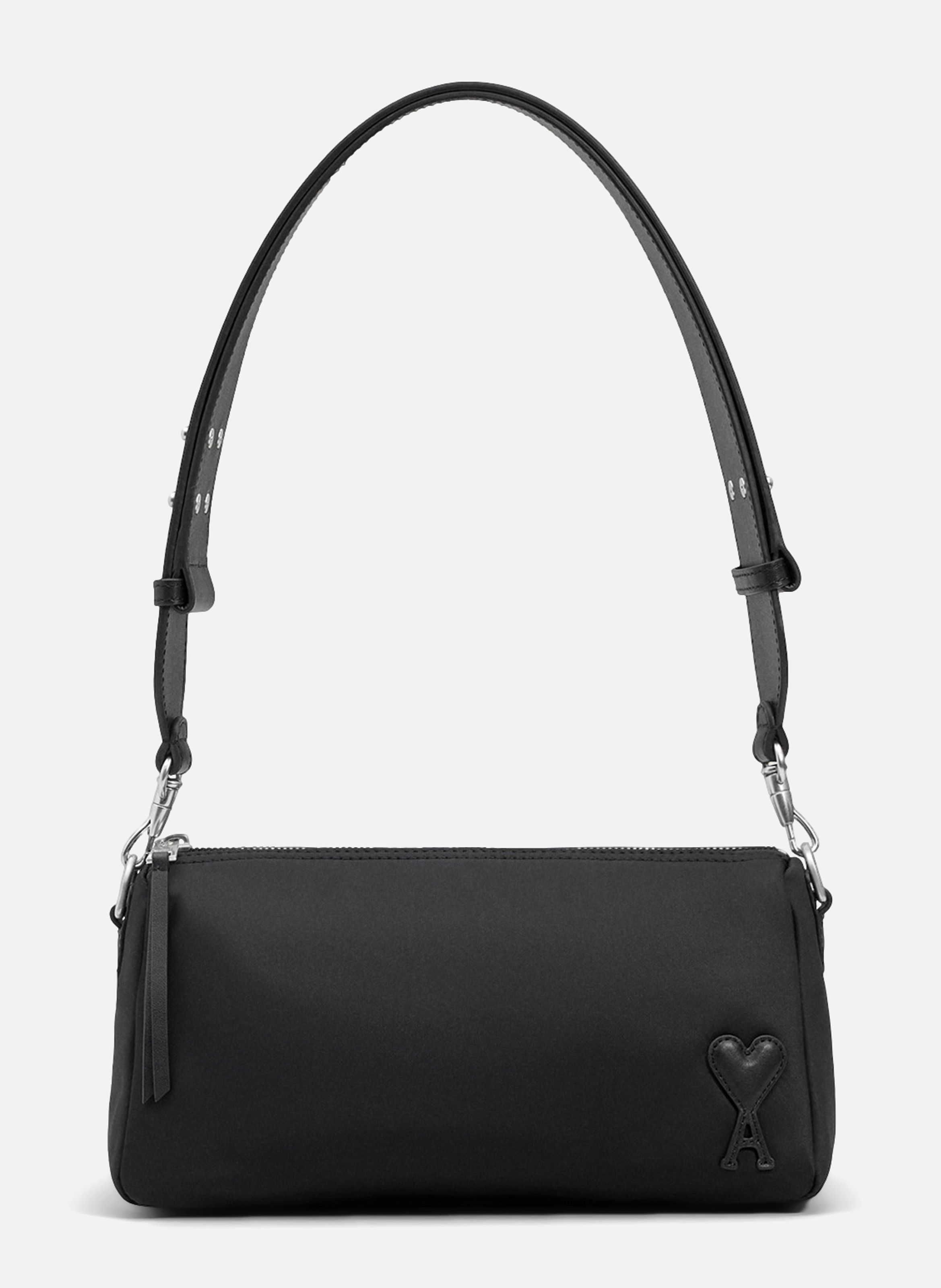 Sac marcel en nylon ouatiné unisexe AMI PARIS Noir