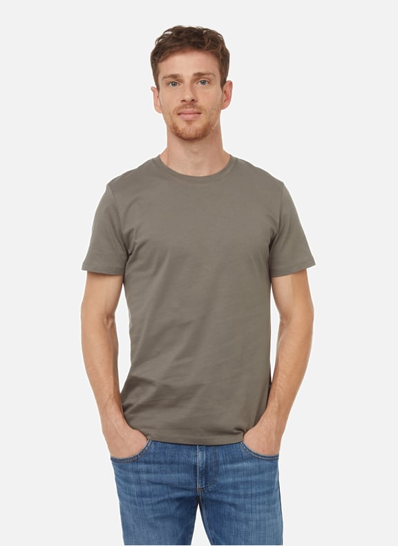 T-shirt Jimmy col rond en coton Vert by A.P.C. A.P.C. T-shirt Jimmy col rond en coton Vert