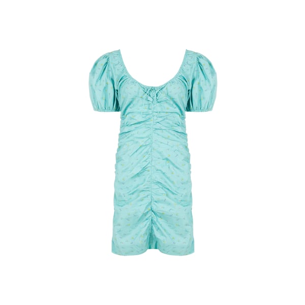 Robe courte imprimé en coton