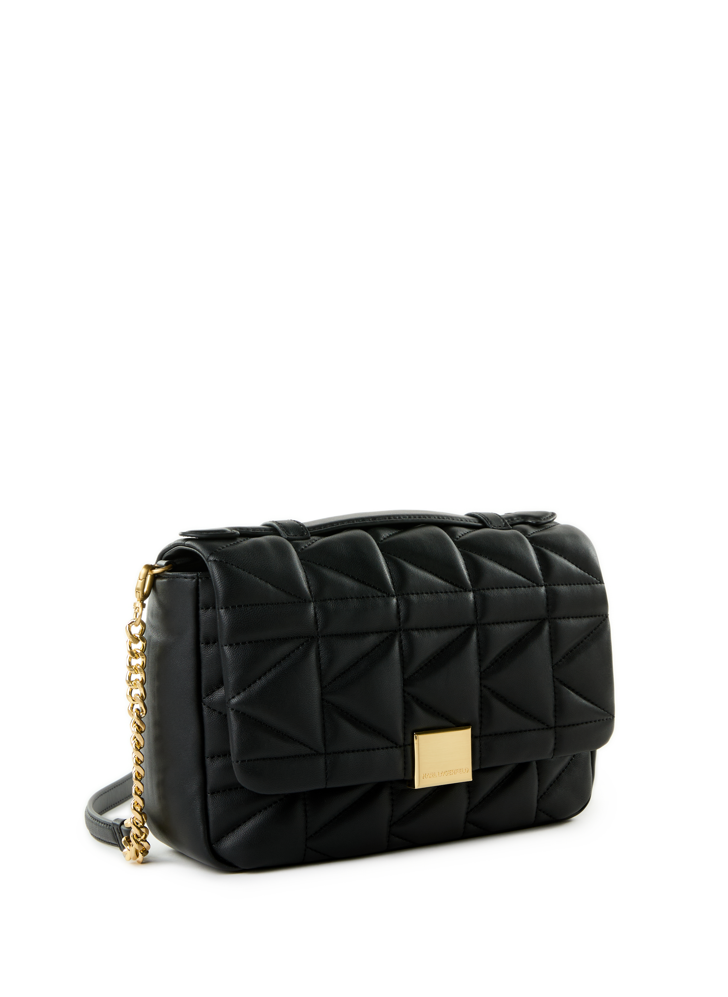 Sac à bandoulière en cuir Noir