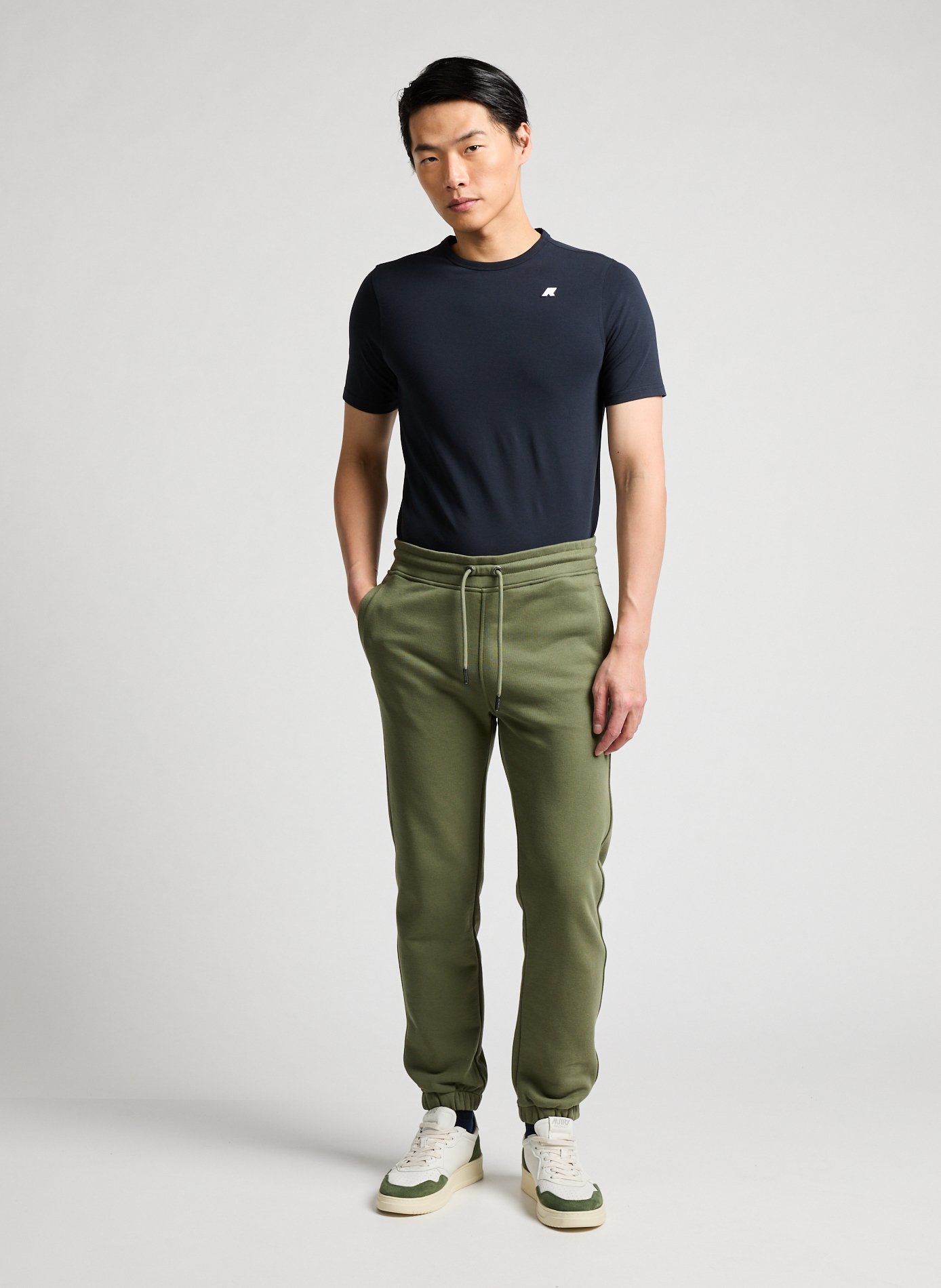 T-shirt en jersey de coton K-WAY Bleu