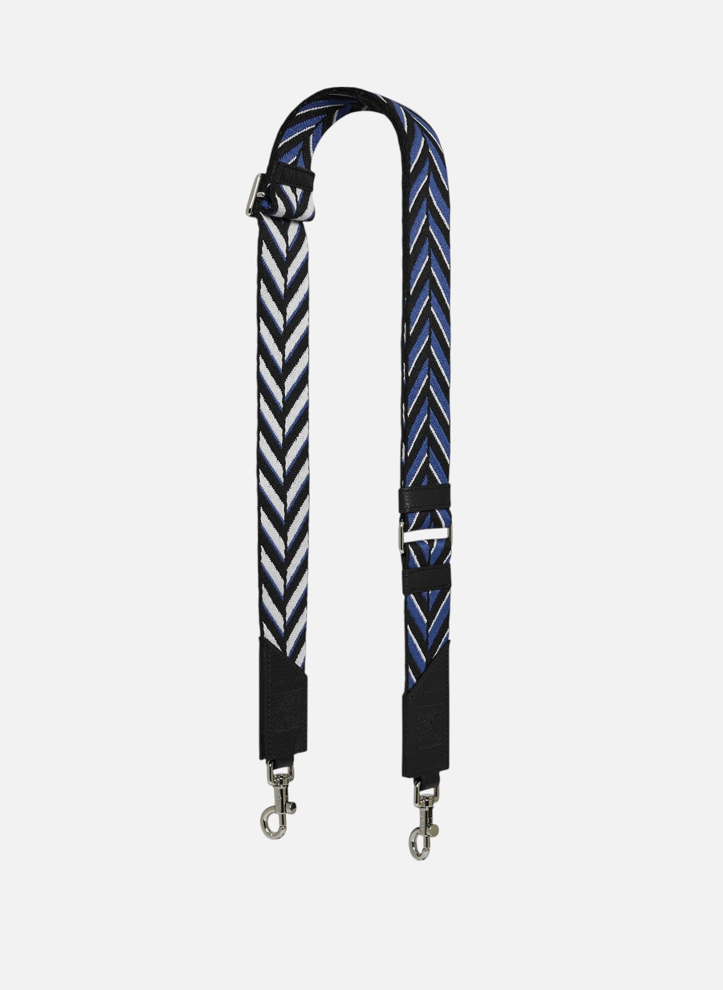 Bandoulière à rayures ajustable NoirLE TANNEUR