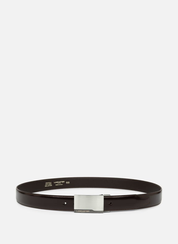 Ceinture - ceinture cuir lisse homme Marron by LANCASTER LANCASTER Ceinture - ceinture cuir lisse homme Marron