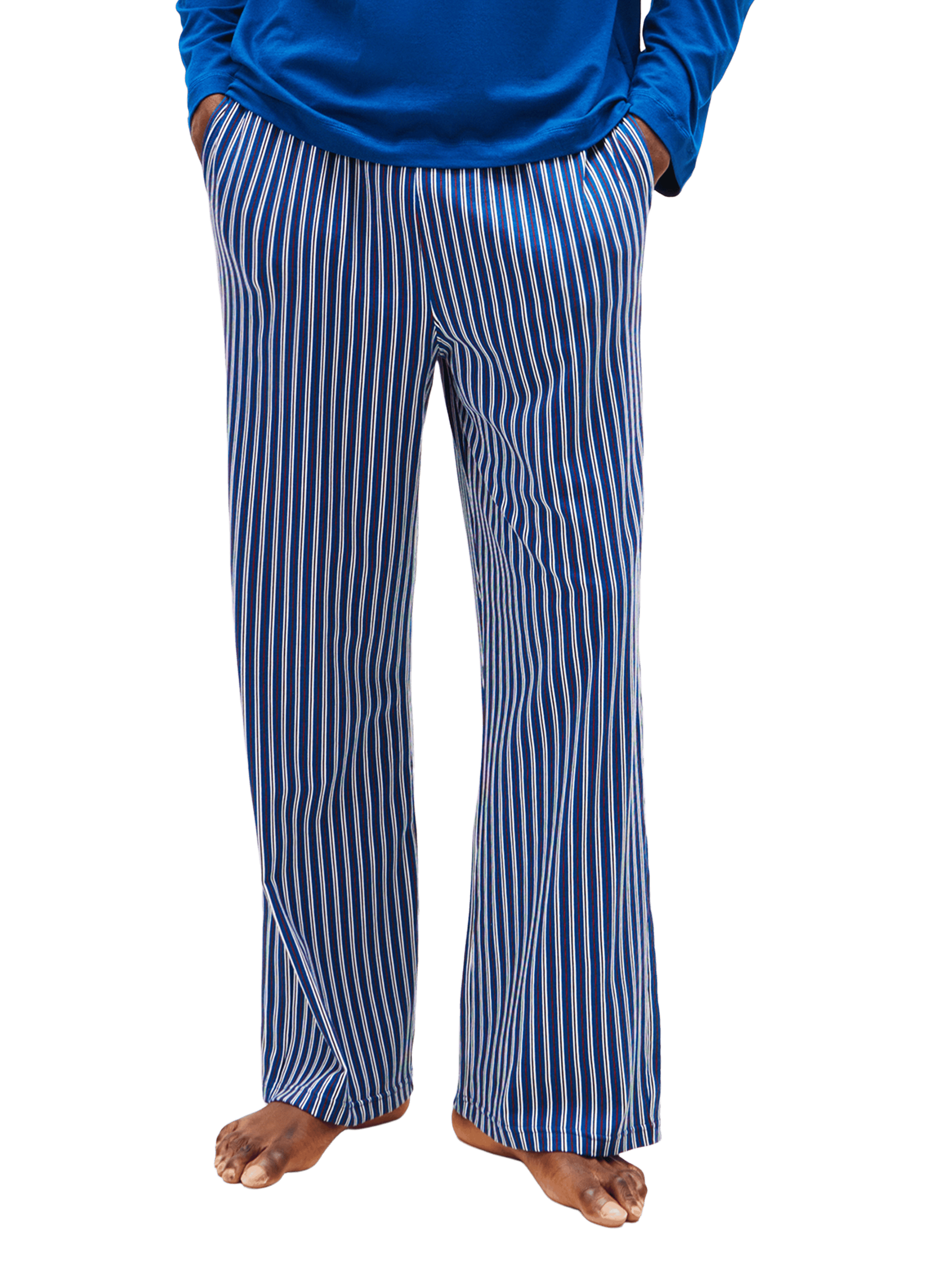 Ensemble de pyjama en coton mélangé TOMMY HILFIGER Bleu