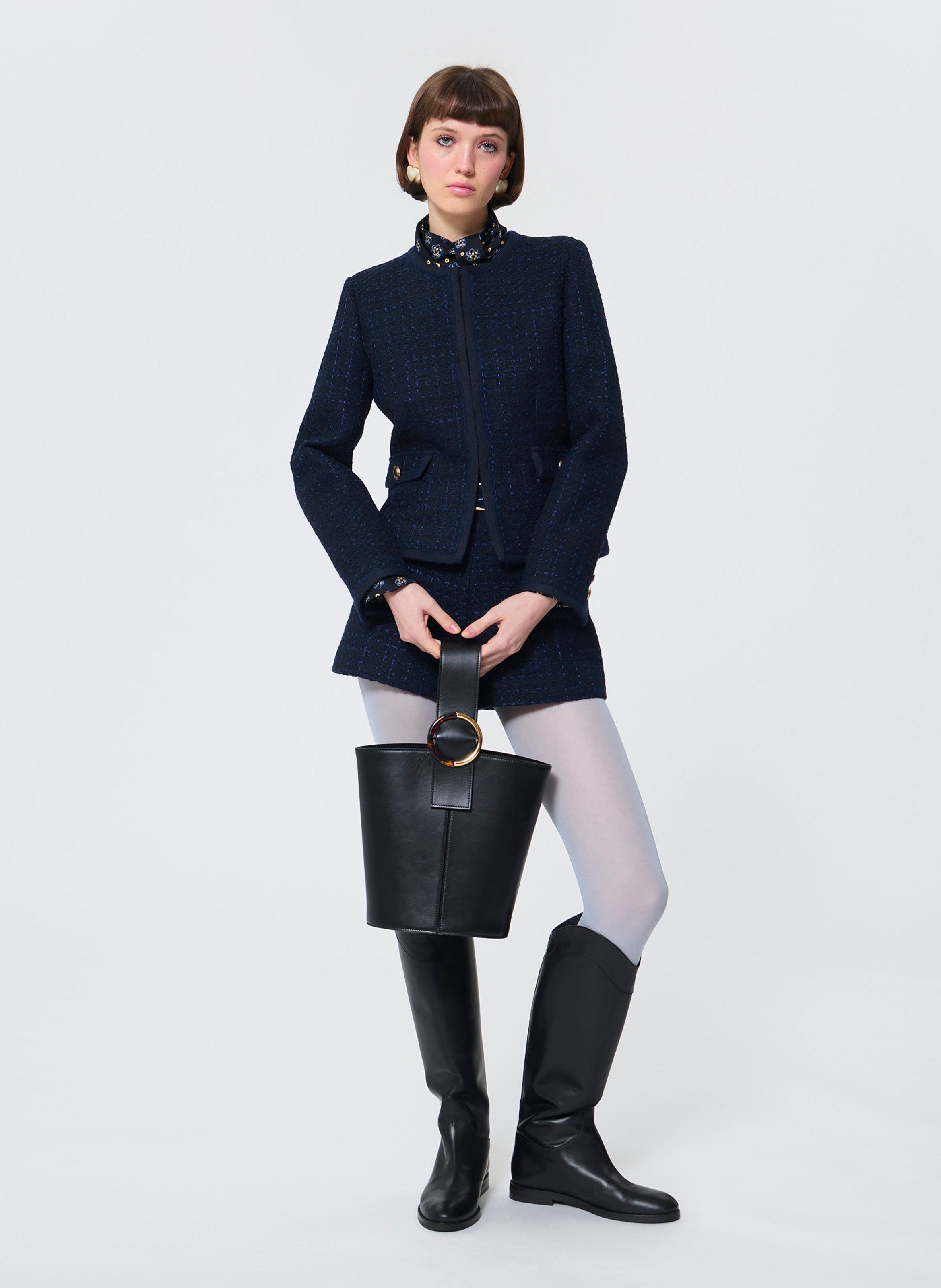 Veste velvet TARA JARMON Bleu