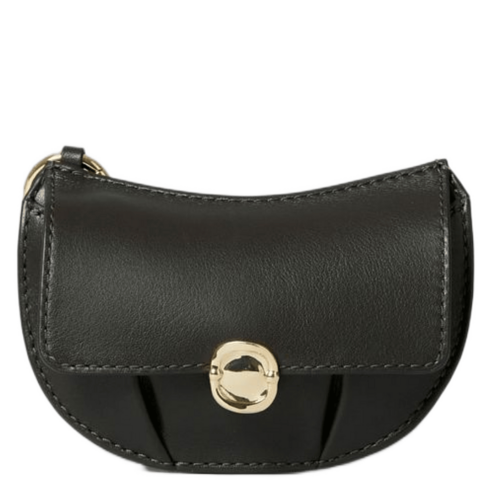 Porte-monnaie en cuir aloyse CLAUDIE PIERLOT Noir