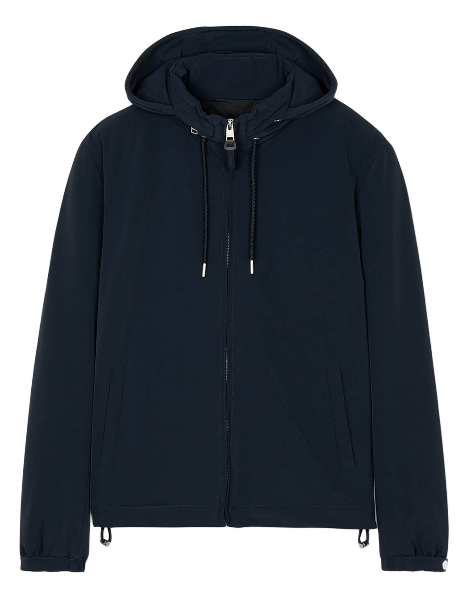 Blouson zippé à capuche SANDRO Bleu
