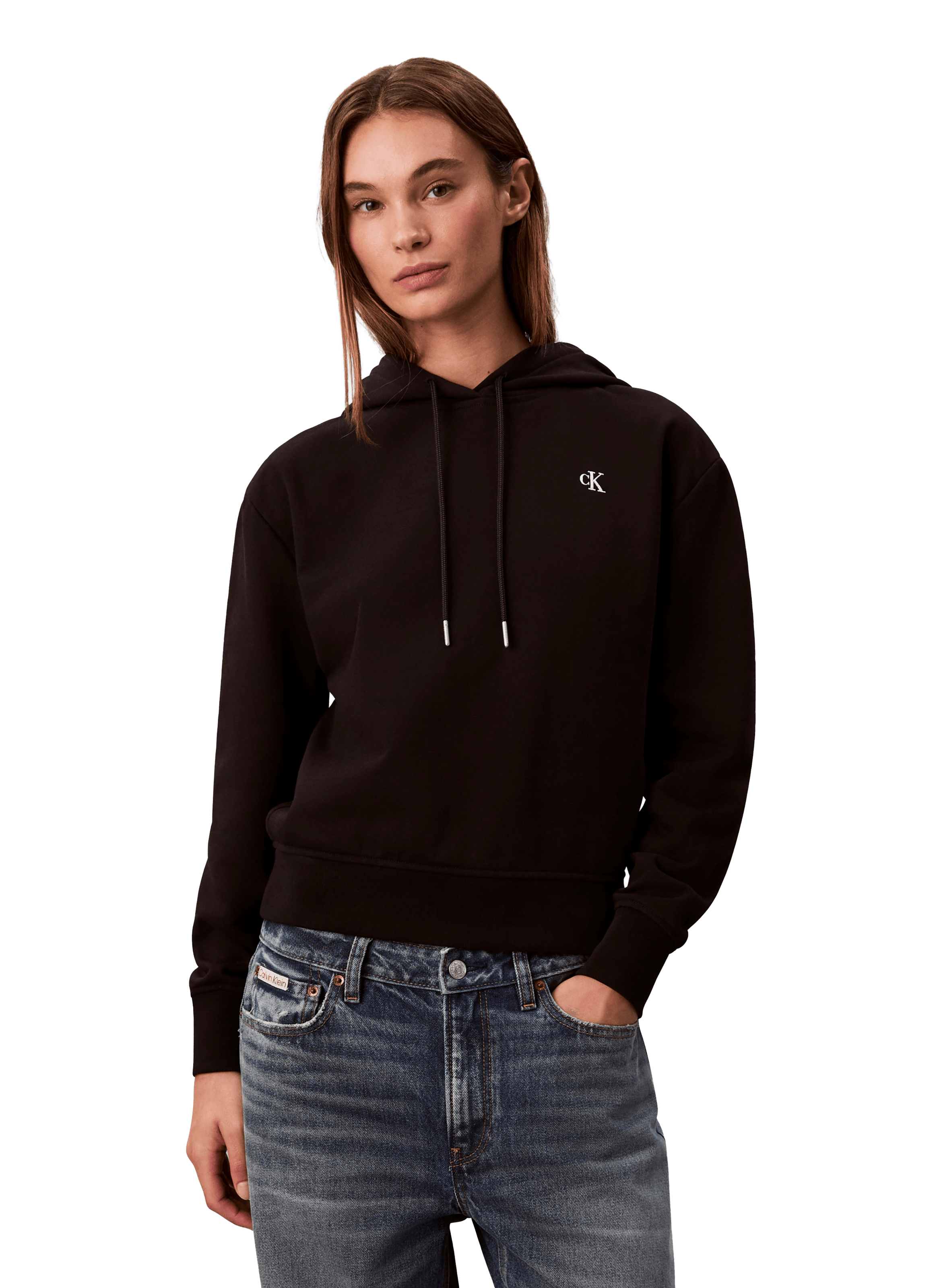 Cotton hoodie CALVIN KLEIN Black