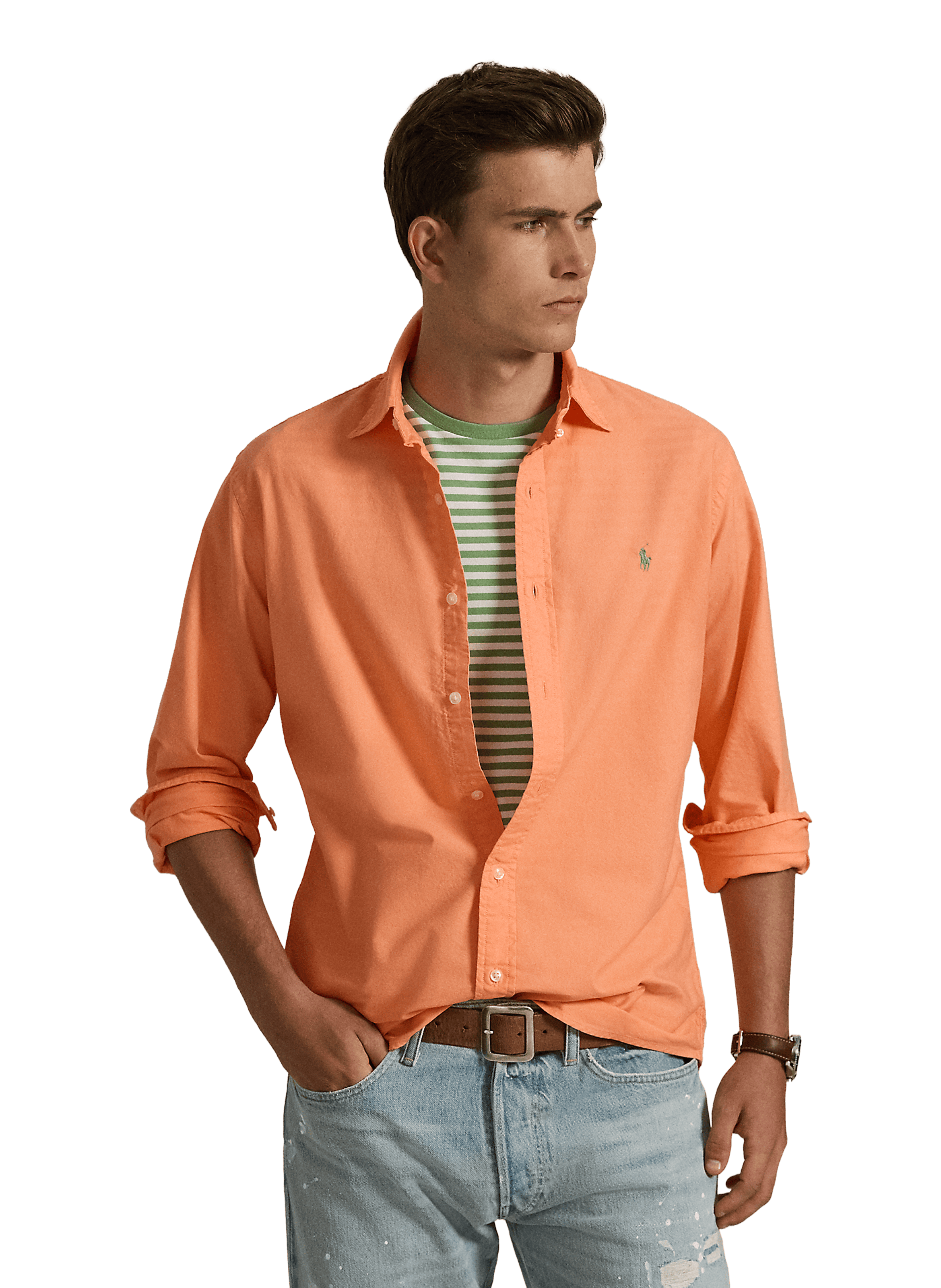 Chemise en coton  POLO RALPH LAUREN Orange