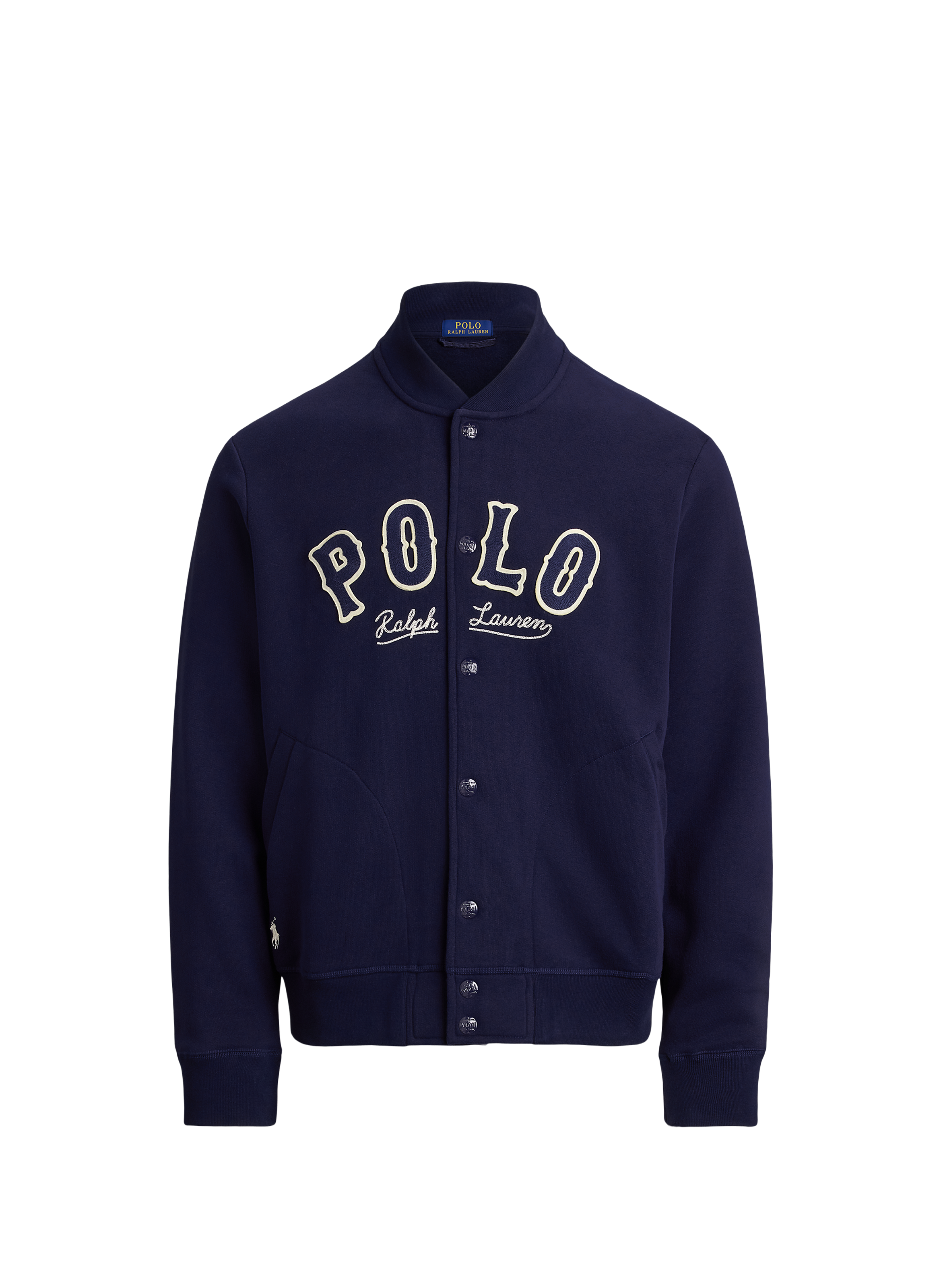 College-inspired cotton jacket POLO RALPH LAUREN Blue